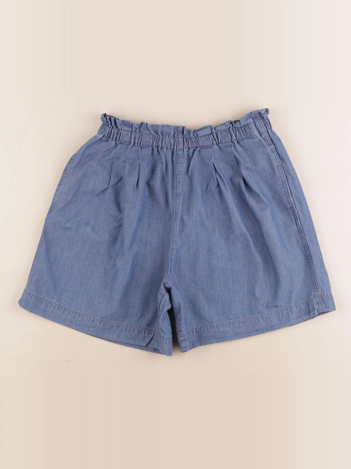 Uniqlo - short bleu - 9/10 ans