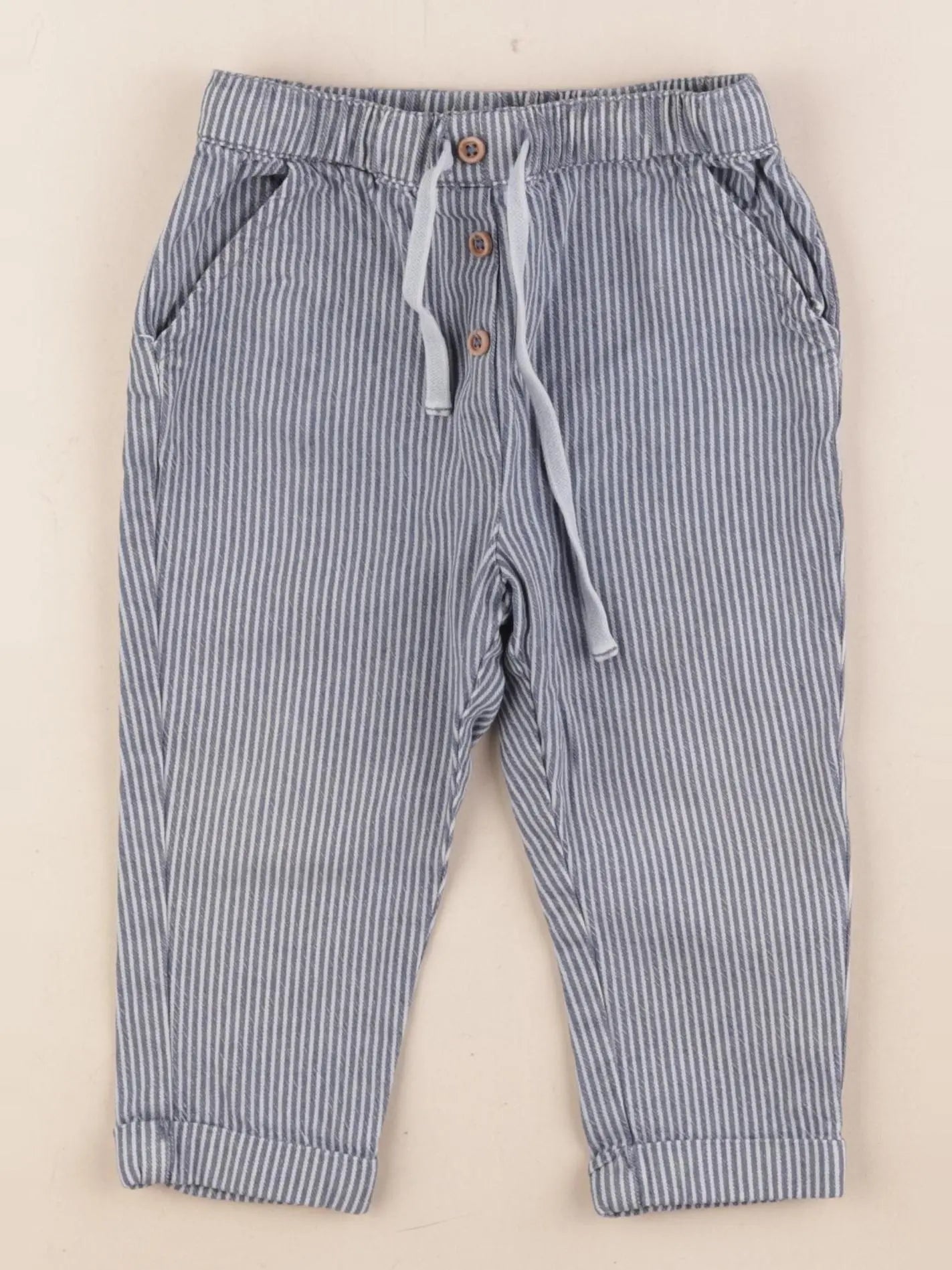 Boutchou - pantalon bleu - 18 mois