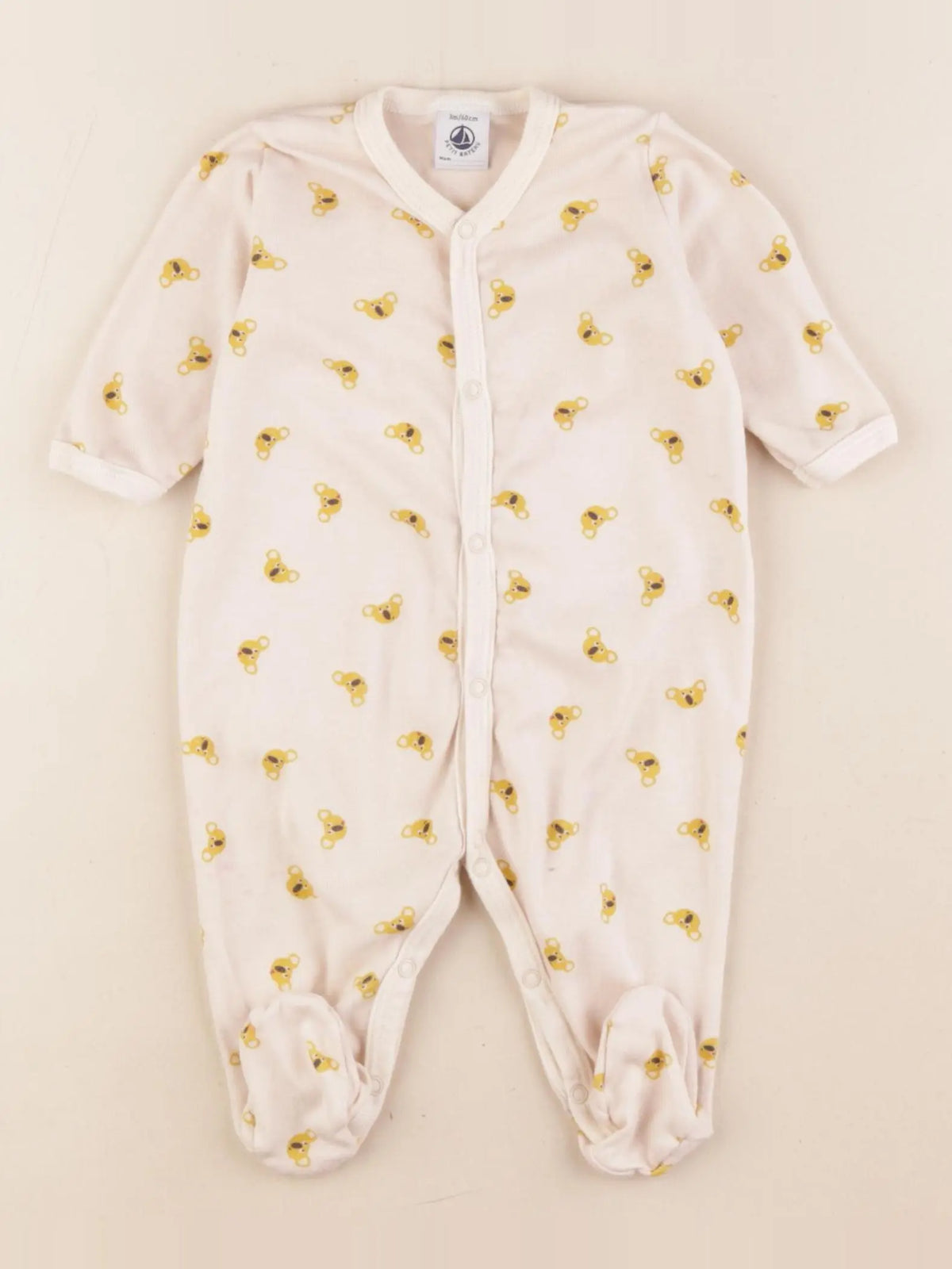 Petit Bateau - pyjama coton multicolore - 3 mois