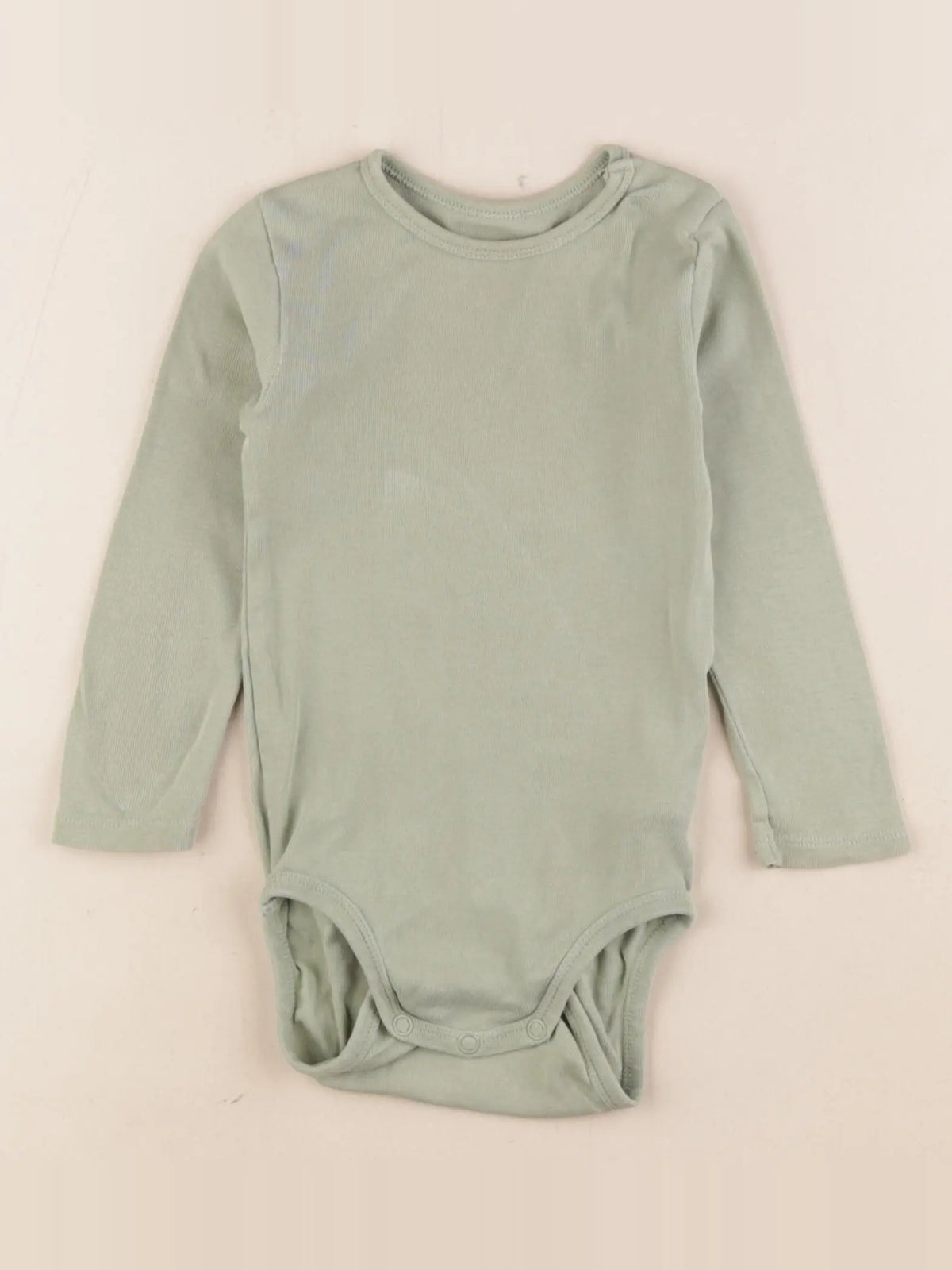 H&M - body vert - 9/12 mois