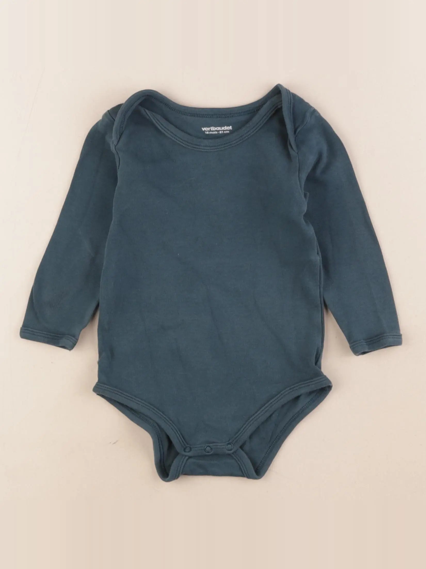 Vertbaudet - body vert - 18 mois