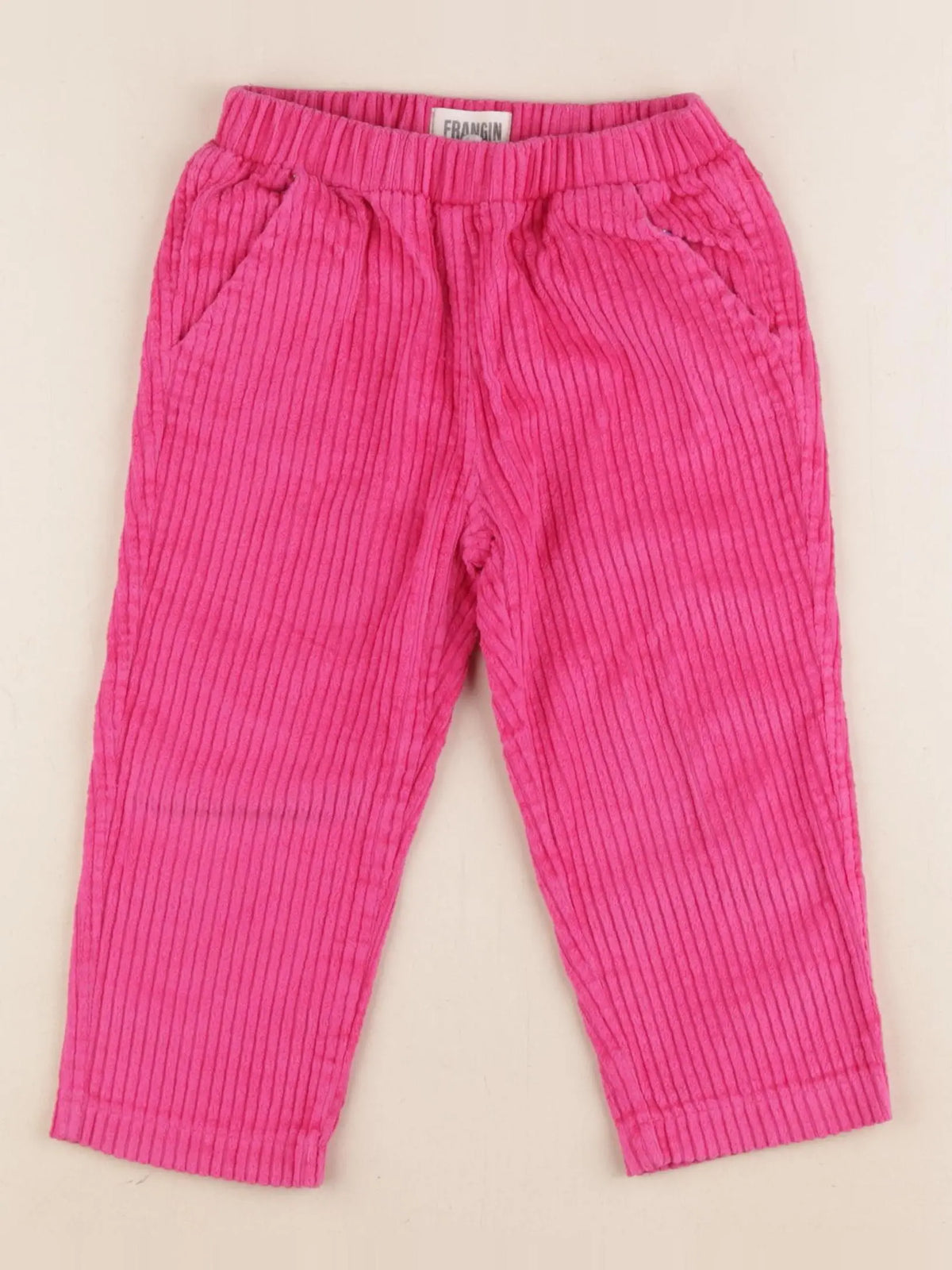 Frangin Frangine - pantalon rose - 4 ans