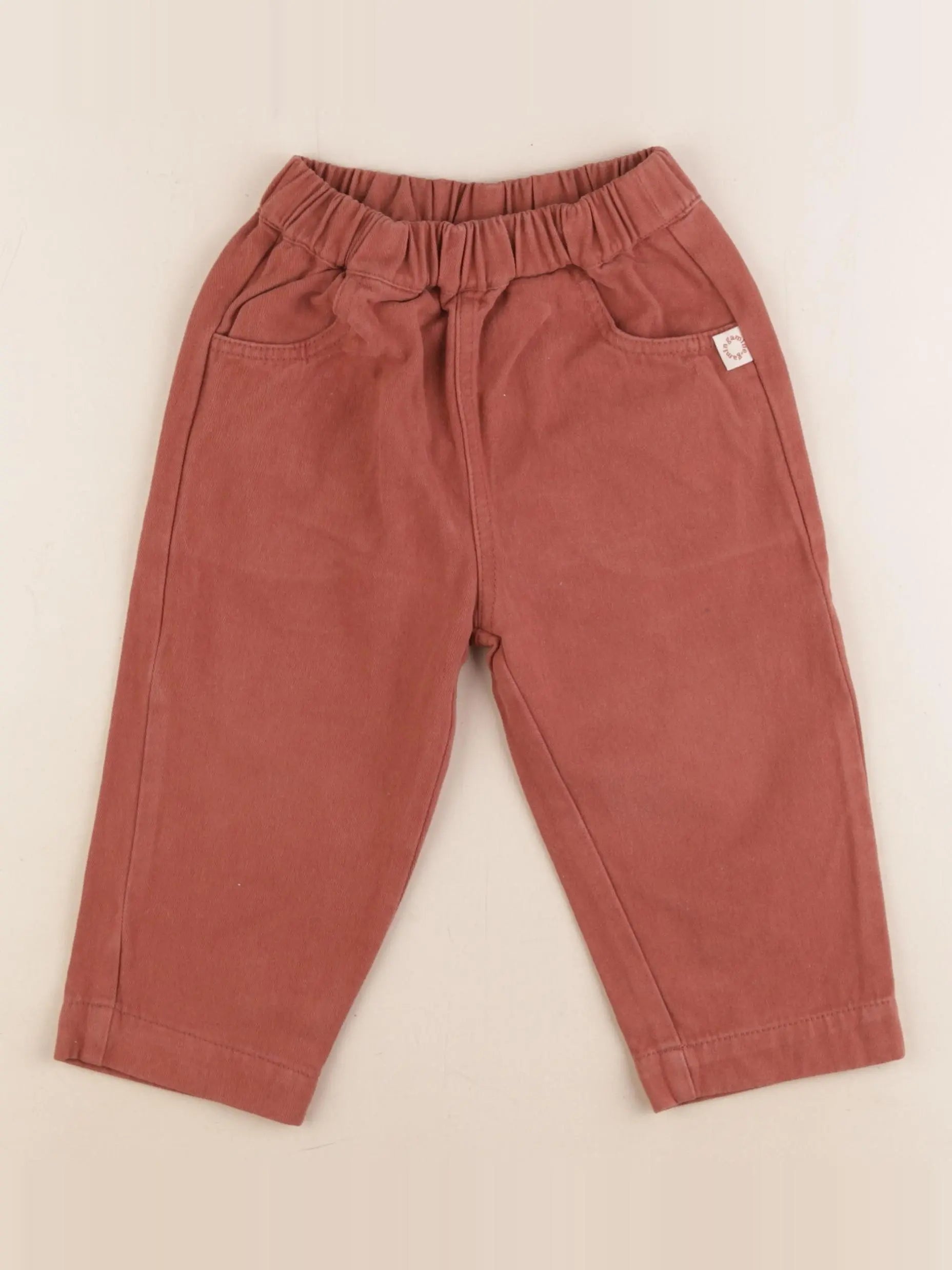 Gamin gamine - pantalon marron - 2 ans