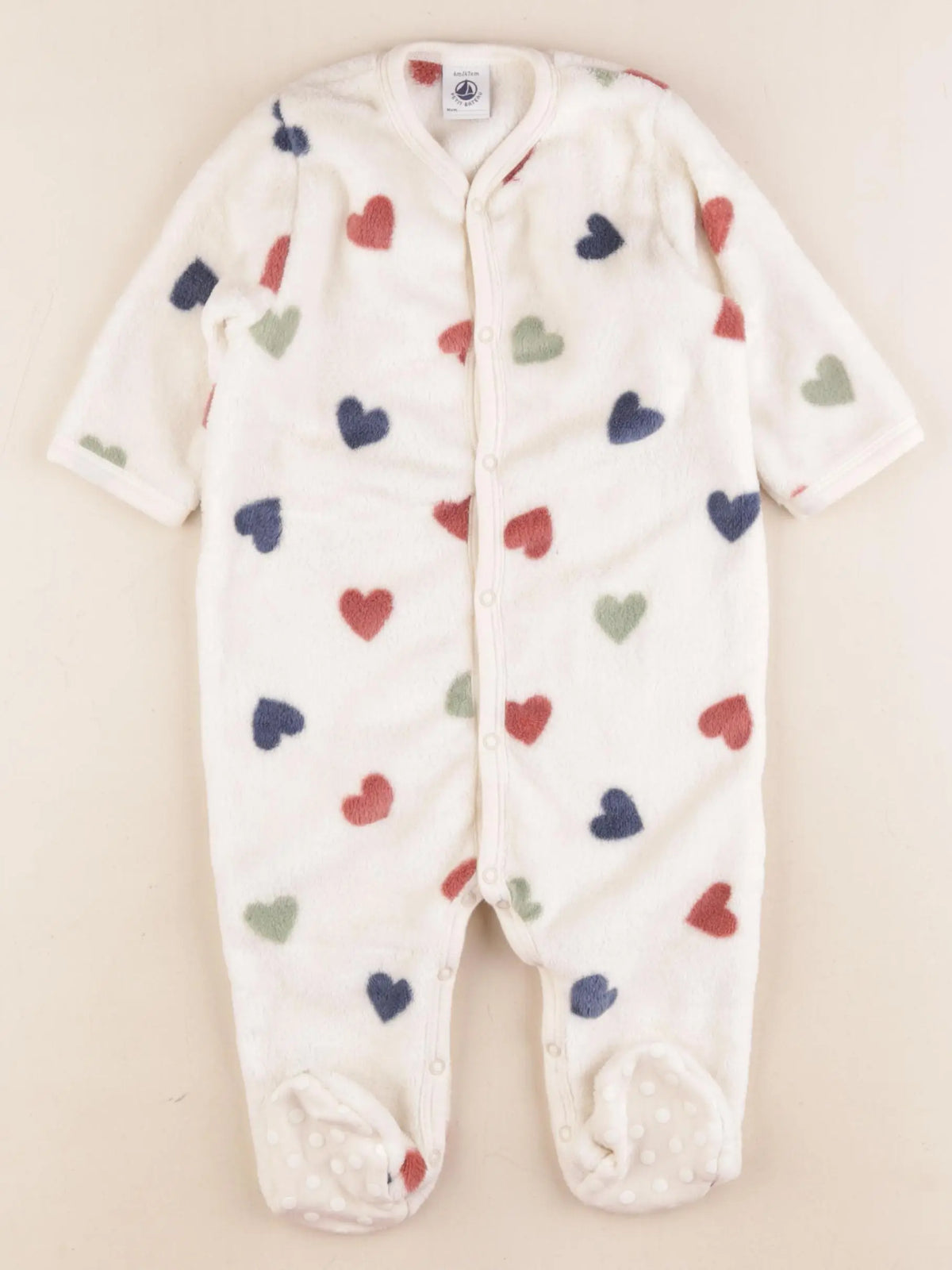 Petit Bateau - sur-pyjama multicolore - 6 mois
