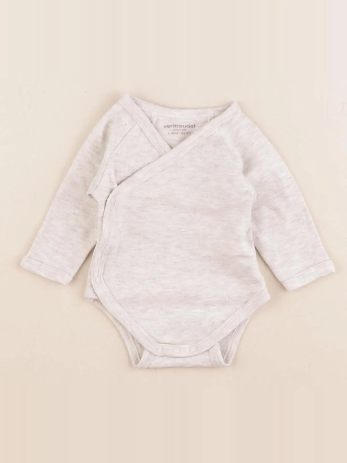 Vertbaudet - body beige - 1 mois