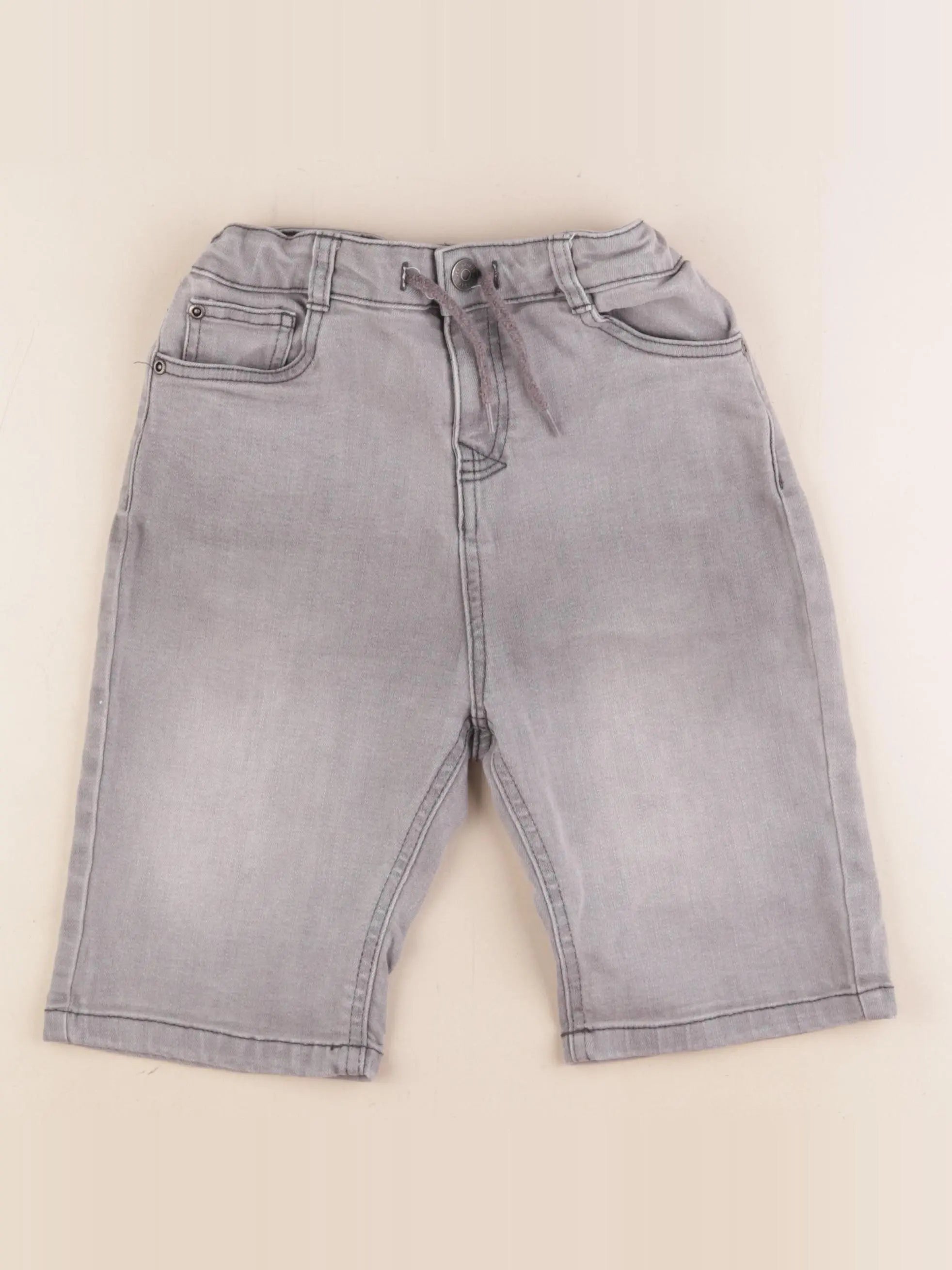 Vertbaudet - short gris - 10 ans