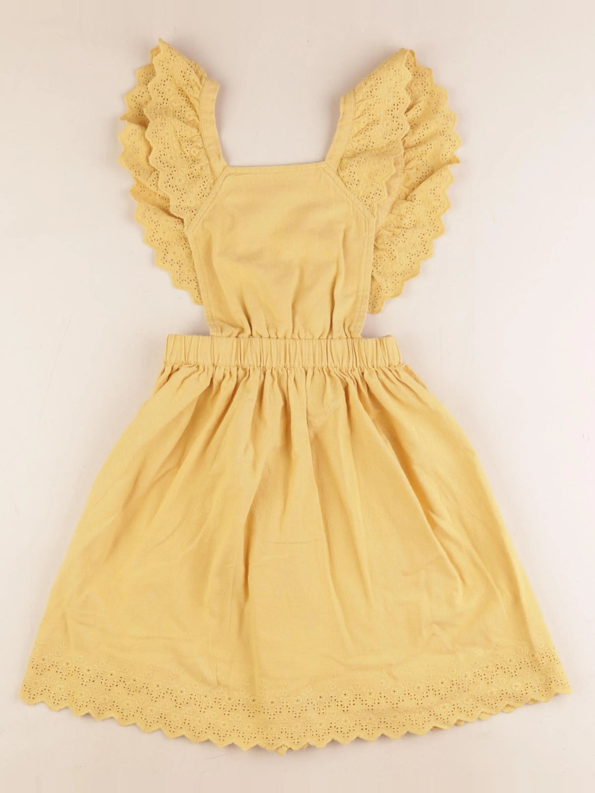 Cyrillus - robe jaune - 8 ans