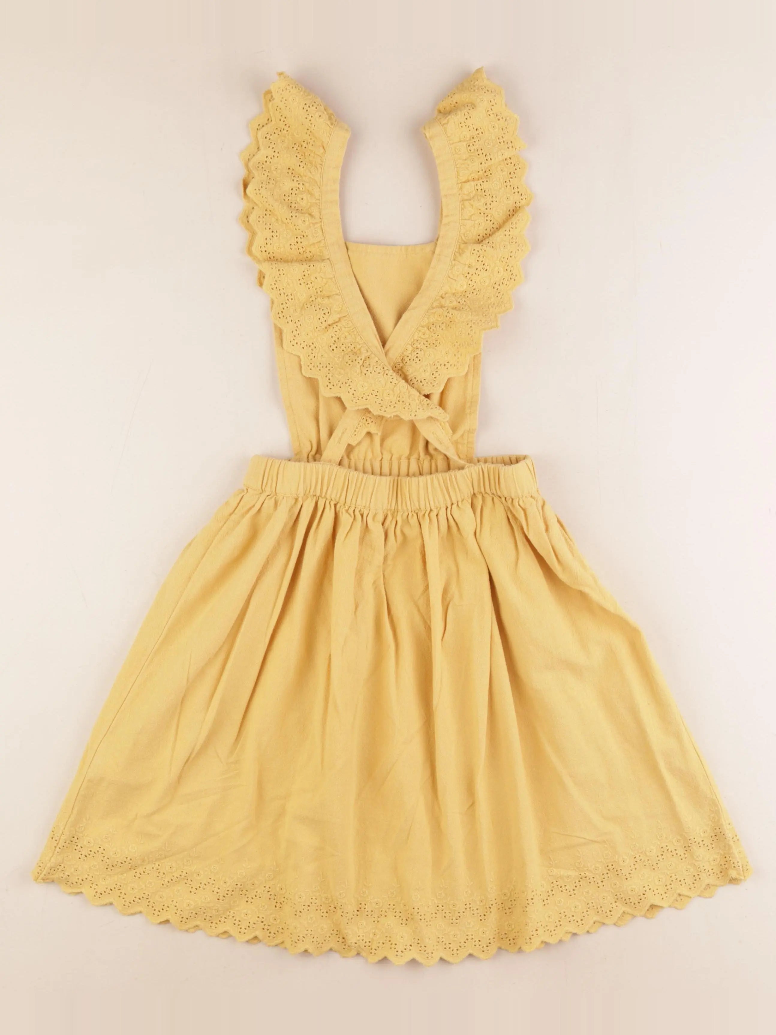 Cyrillus - robe jaune - 8 ans