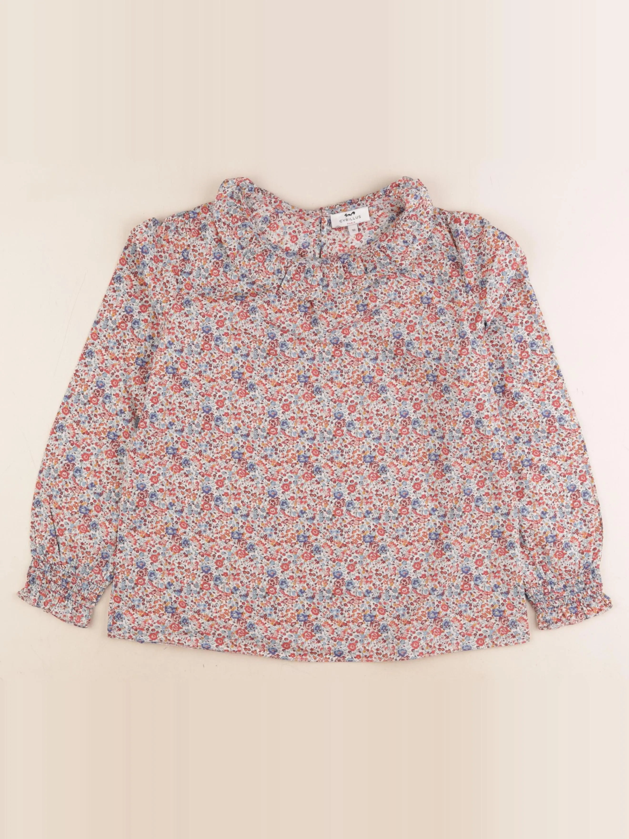Cyrillus - blouse multicolore - 10 ans