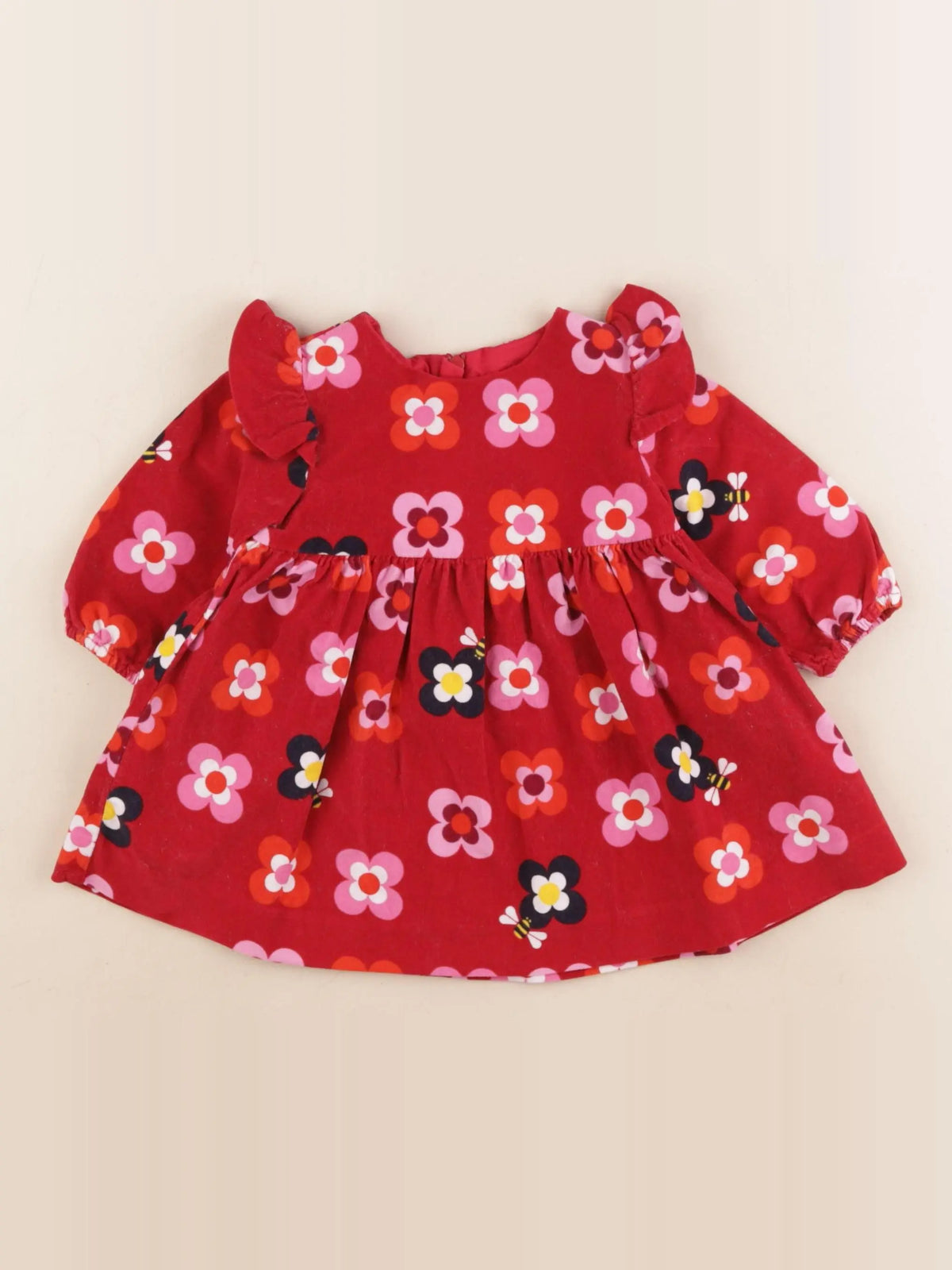 Jacadi - robe rouge - 6 mois