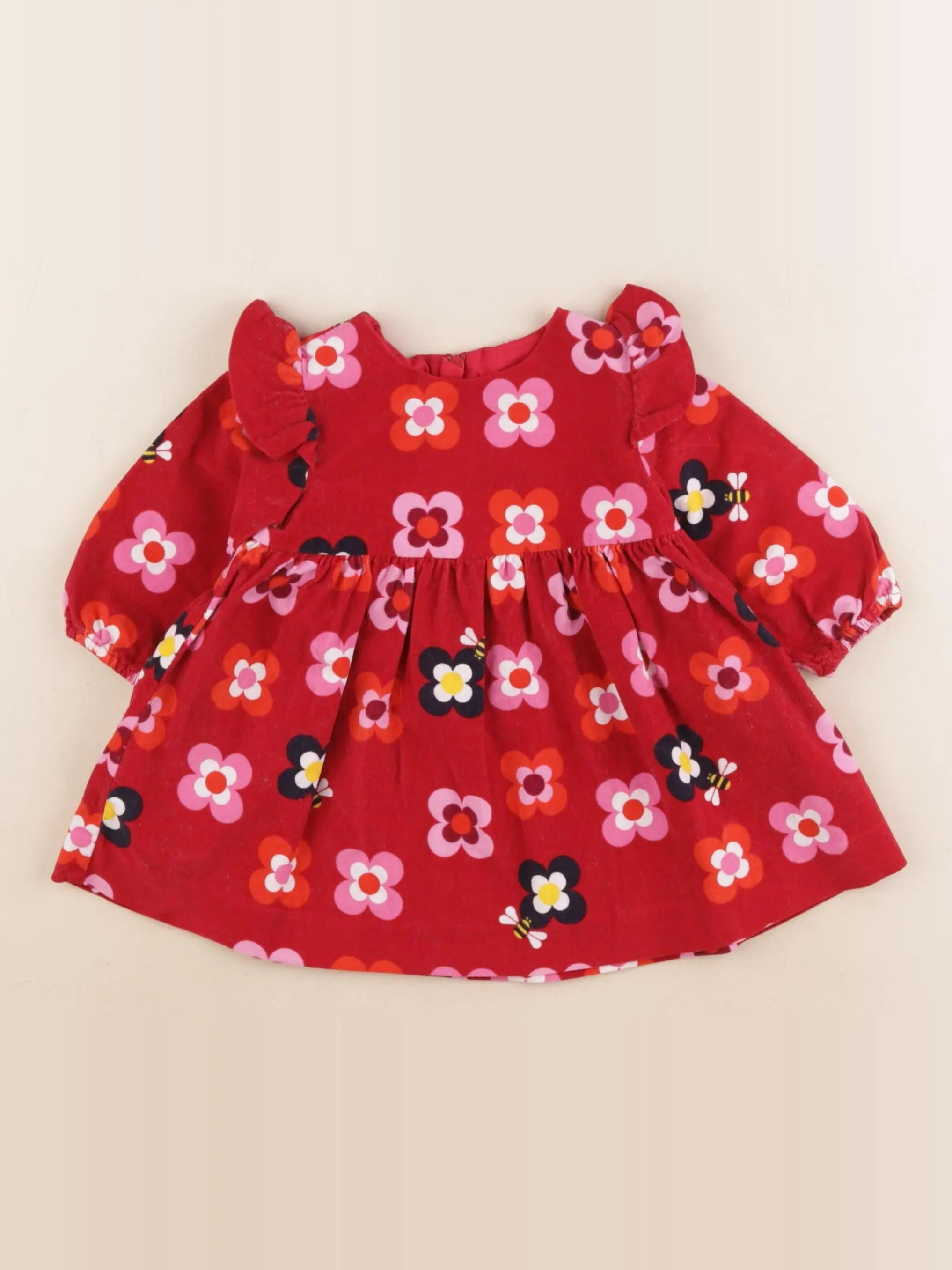 Jacadi - robe rouge - 6 mois