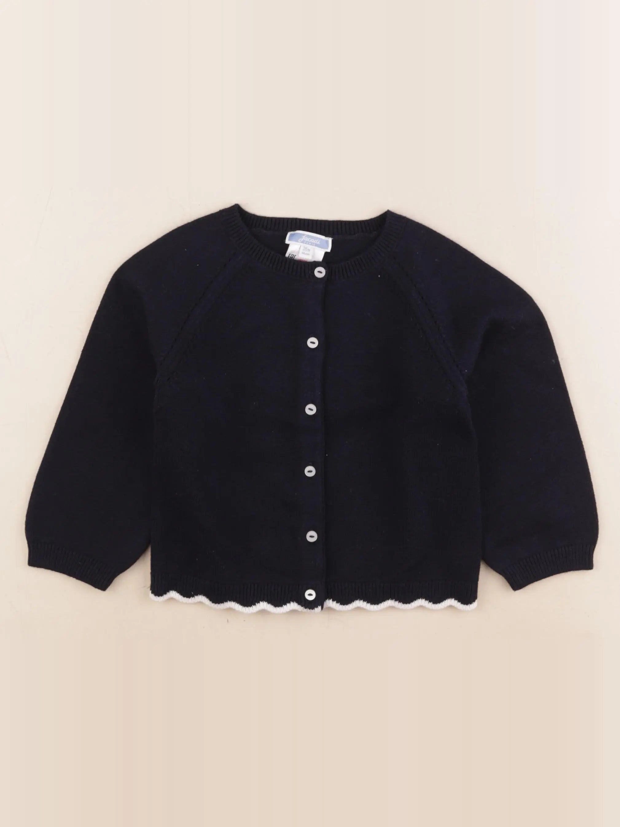 Jacadi - gilet bleu - 36 mois