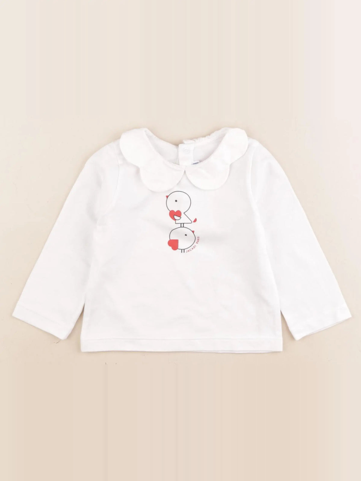 Jacadi - tee-shirt blanc - 18 mois