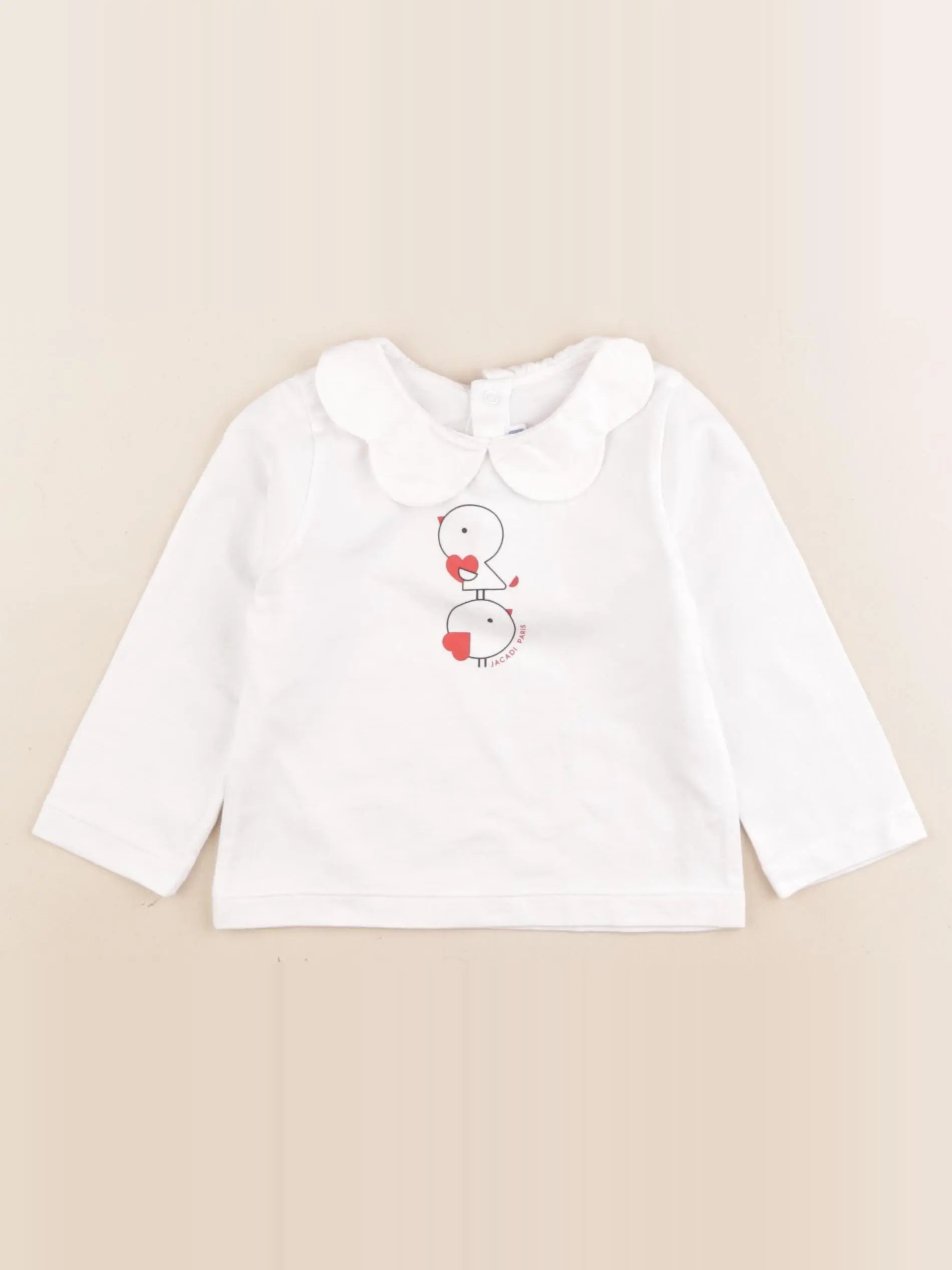 Jacadi - tee-shirt blanc - 18 mois
