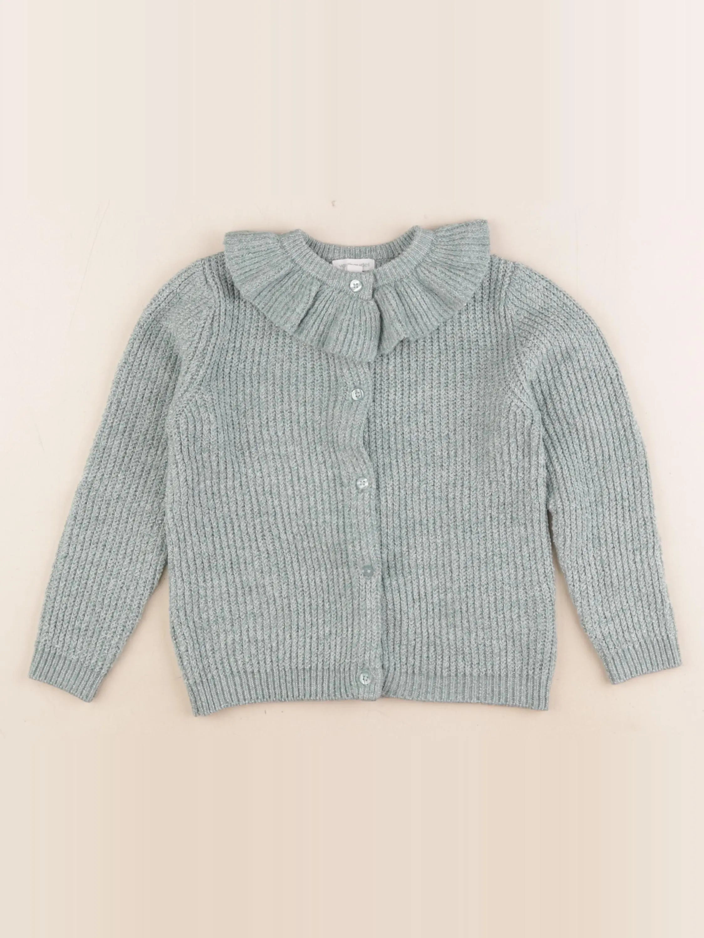 Vertbaudet - gilet vert - 4 ans