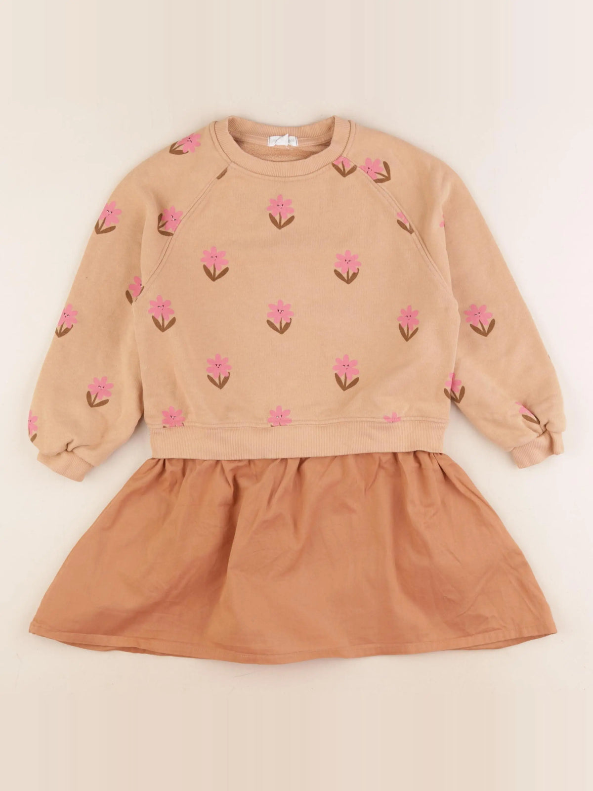 Vertbaudet - robe marron - 5 ans