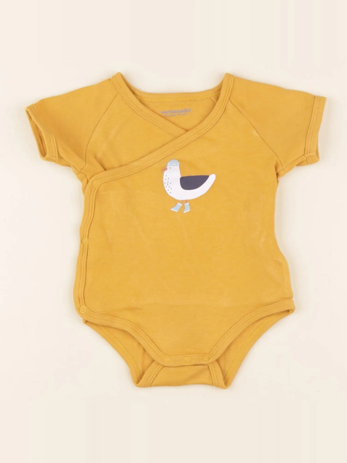 Vertbaudet - body jaune - 6 mois