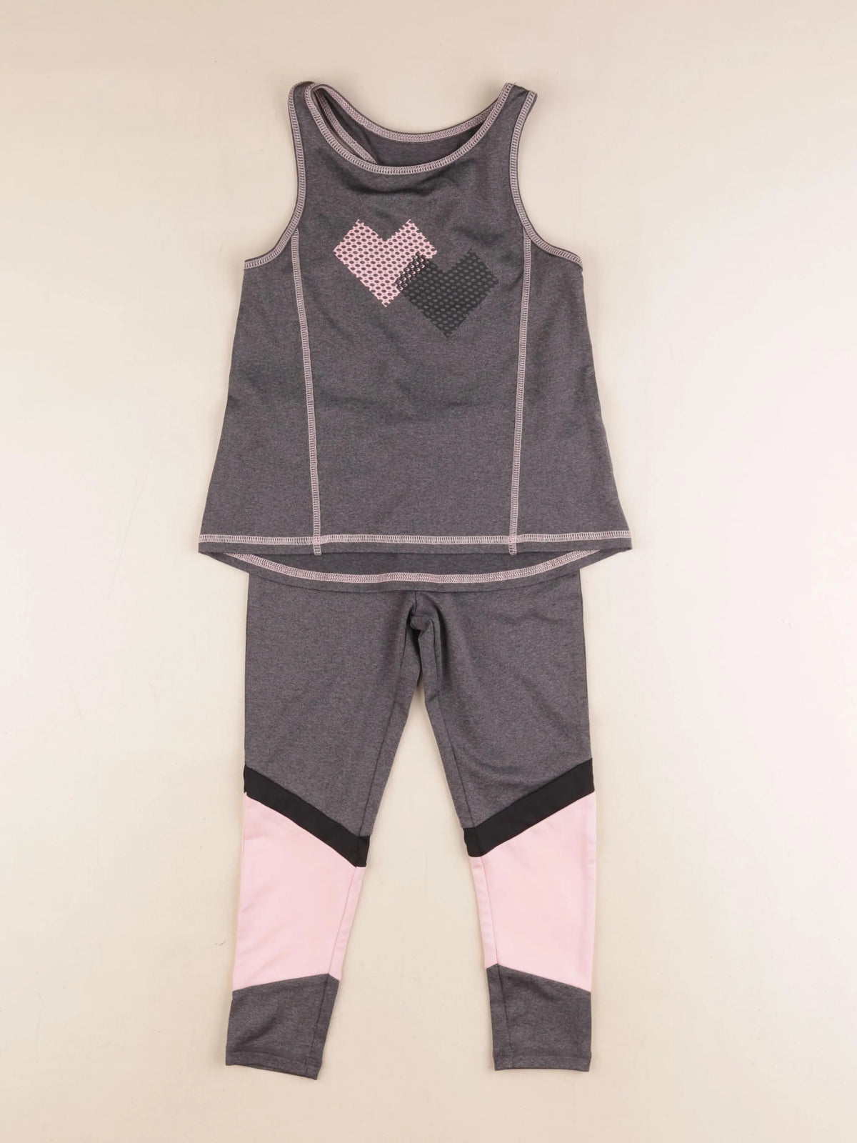 Vertbaudet - ensemble de sport gris - 5 ans