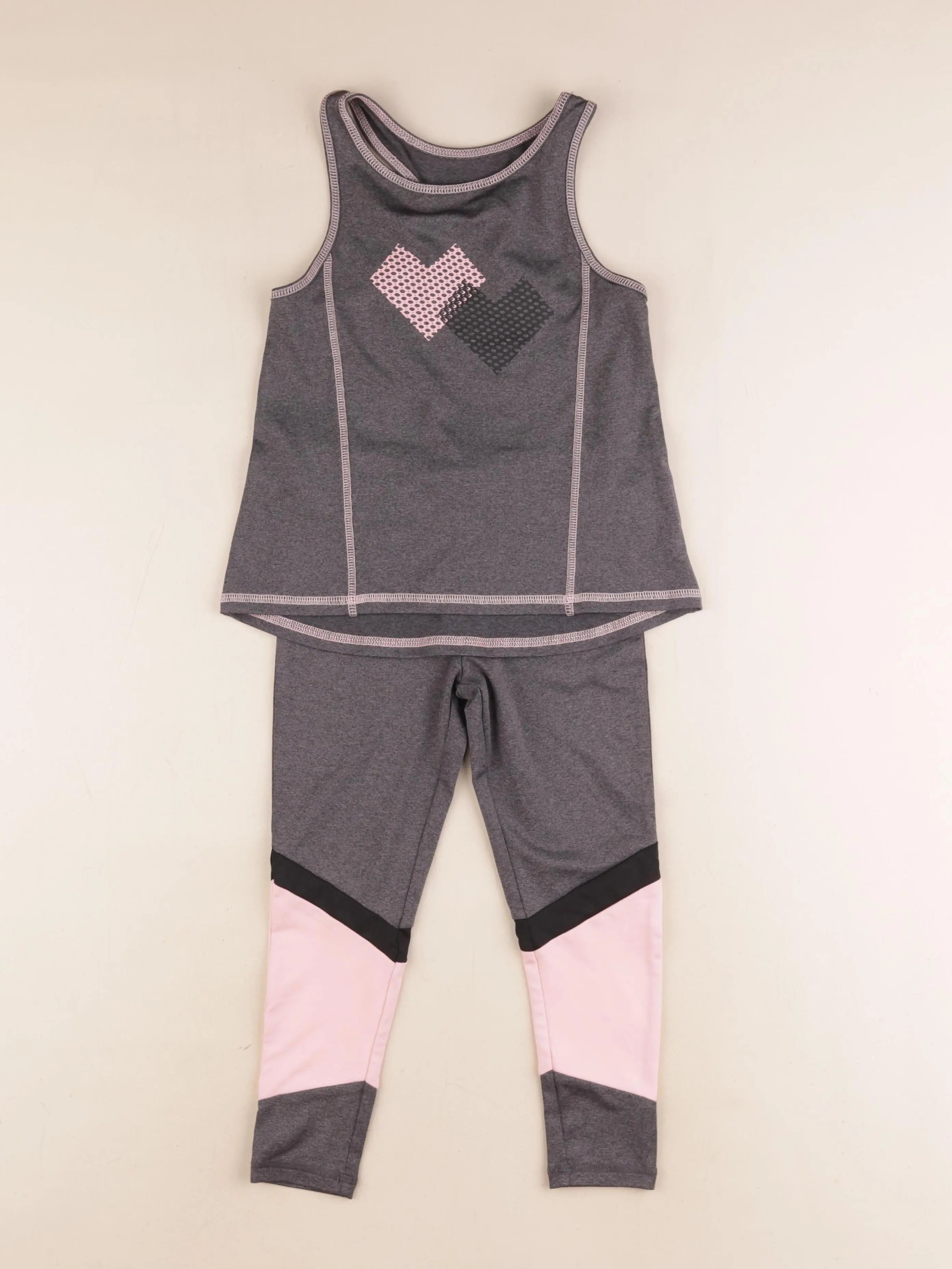 Vertbaudet - ensemble de sport gris - 5 ans