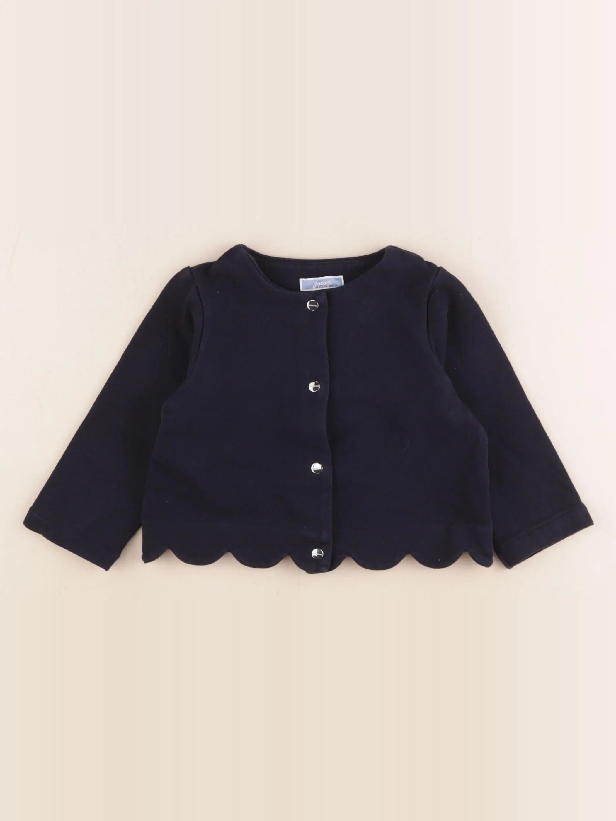 Jacadi - gilet bleu - 18 mois