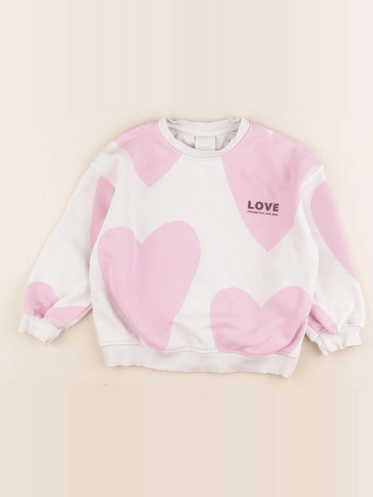 Zara - sweat rose - 3 ans