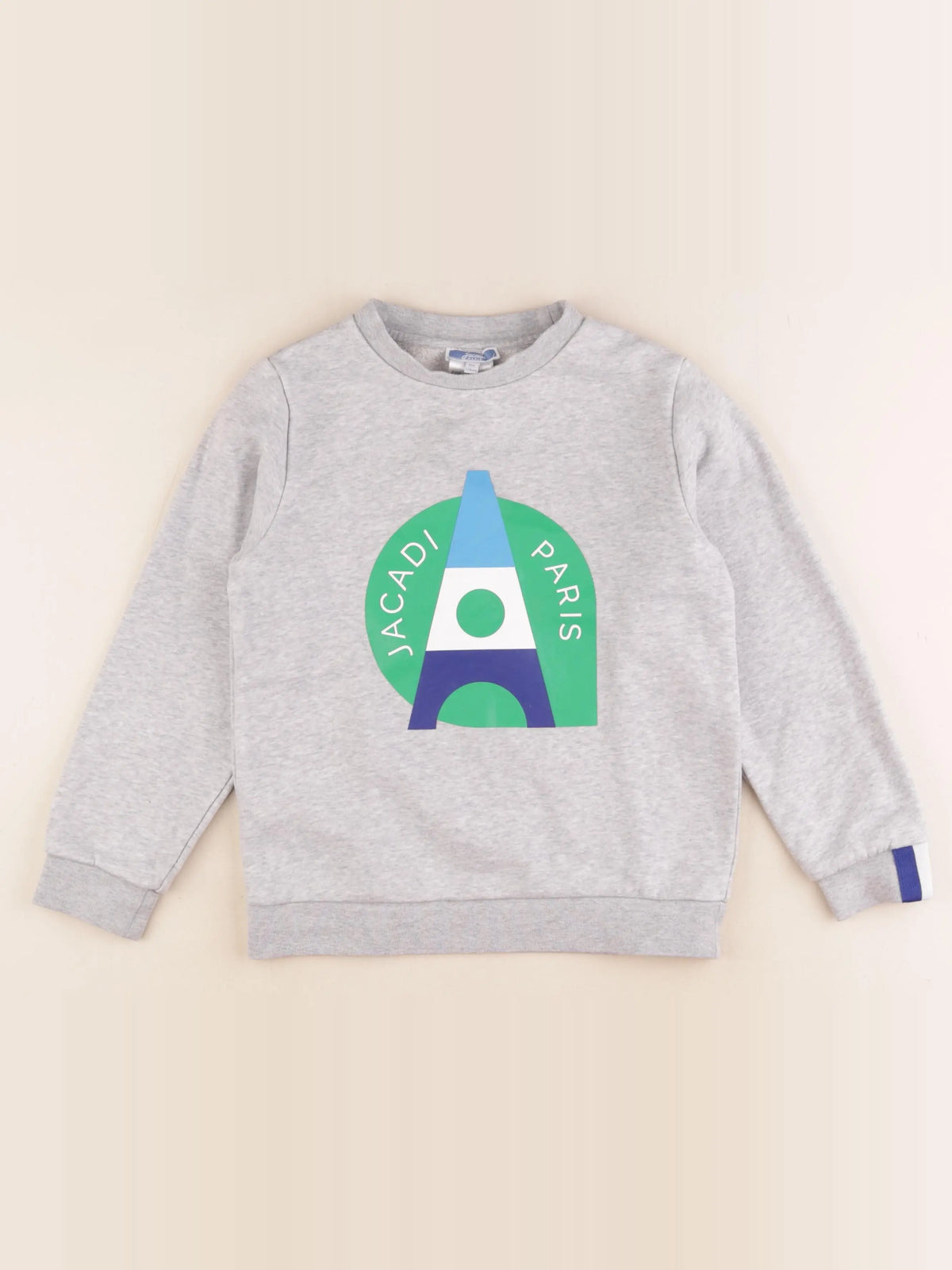 Jacadi - sweat gris - 8 ans