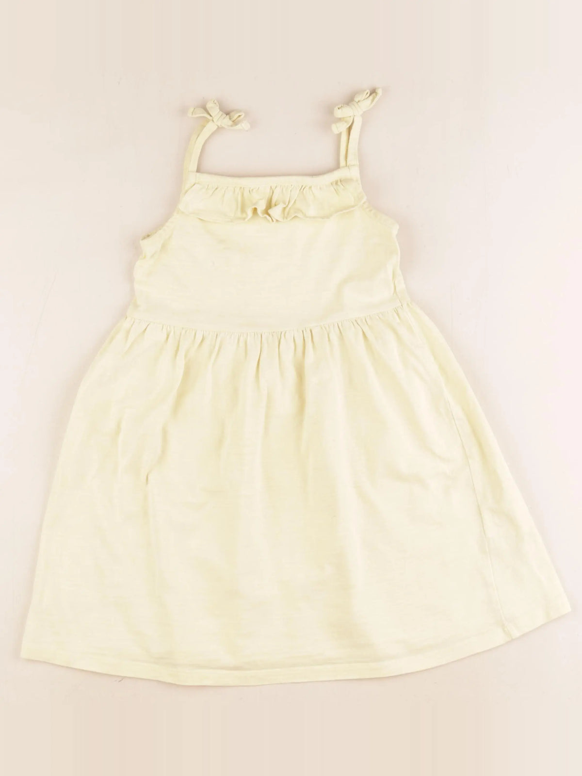 Vertbaudet - robe jaune - 4 ans