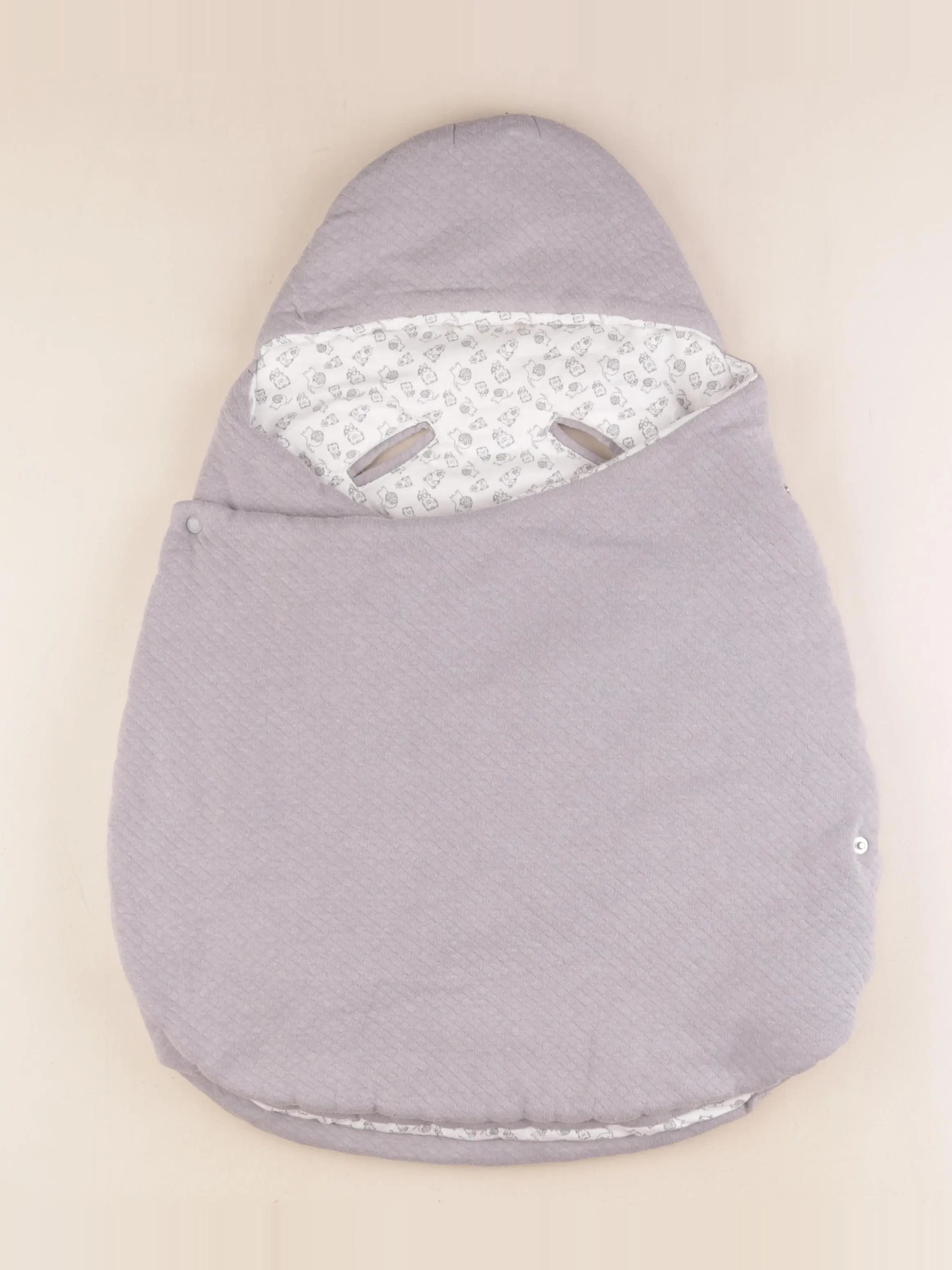 Vertbaudet - nid d'ange gris - 0/6 mois