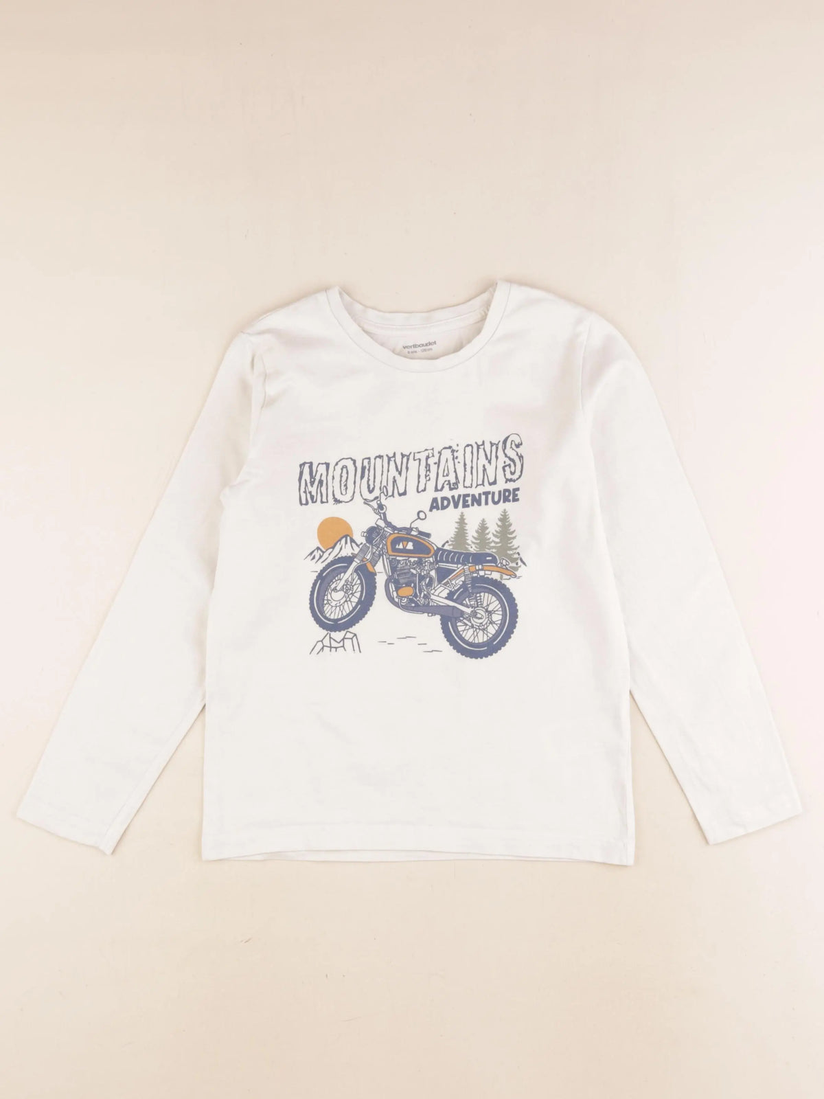 Vertbaudet - tee-shirt multicolore - 8 ans