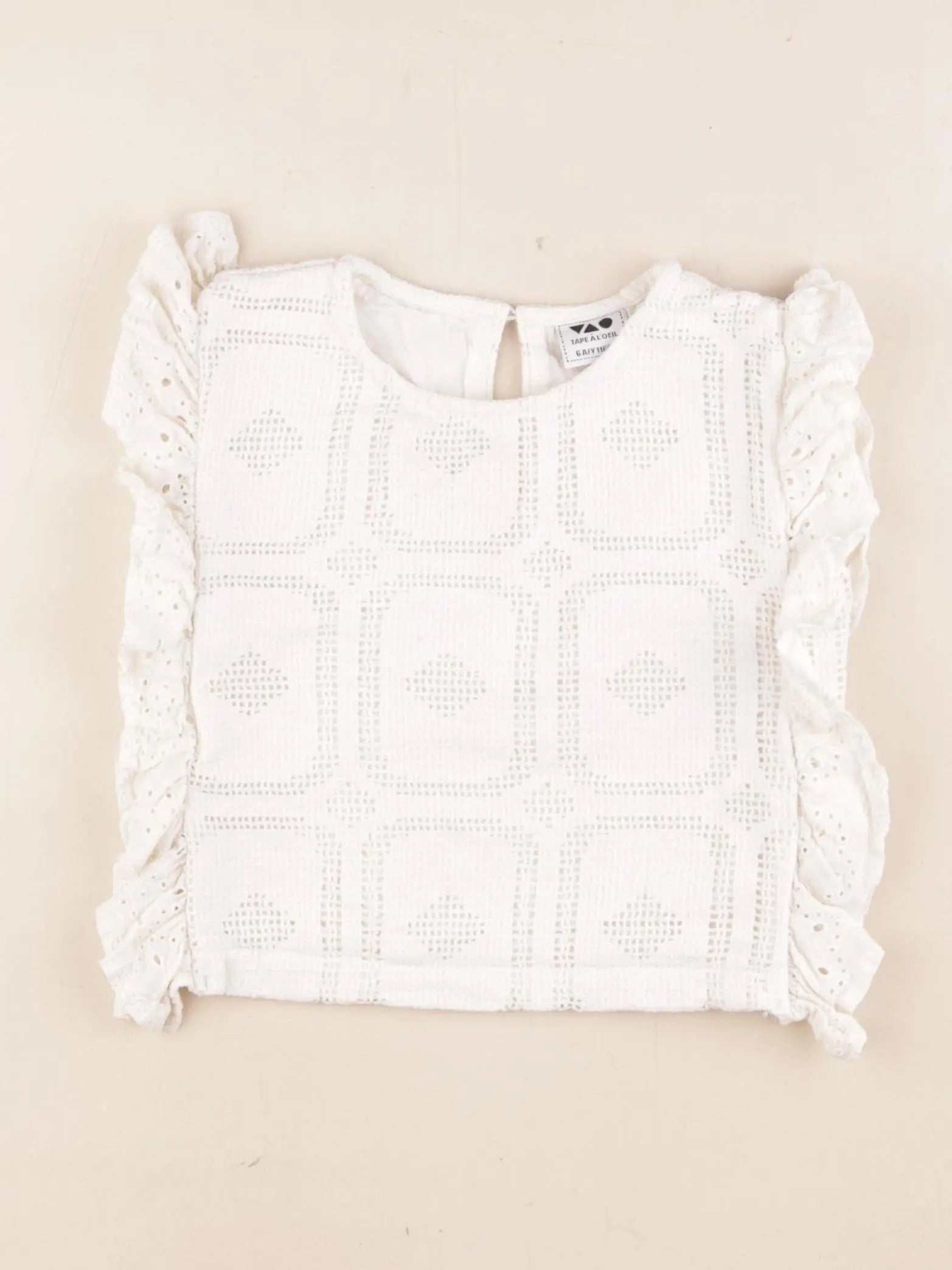 Tape à l'oeil - blouse blanc - 6 ans