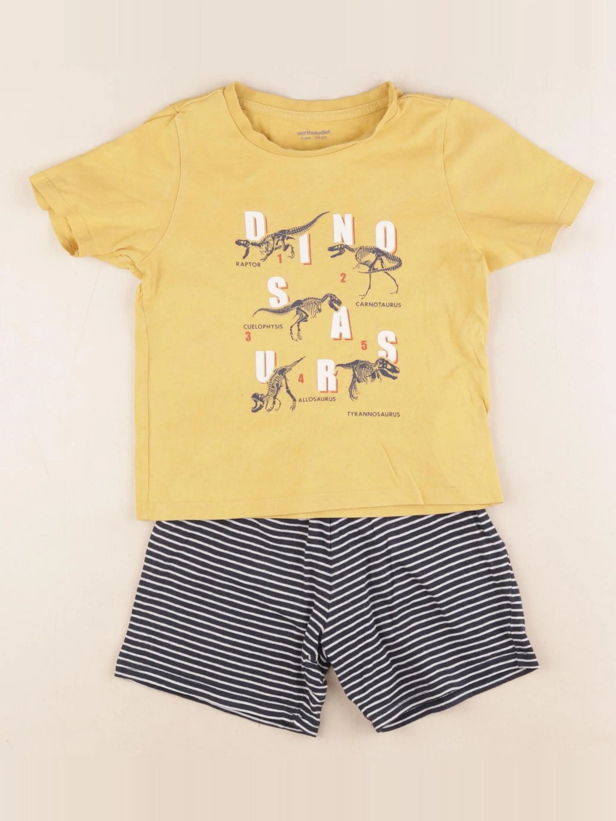 Vertbaudet - pyjama coton multicolore - 4 ans