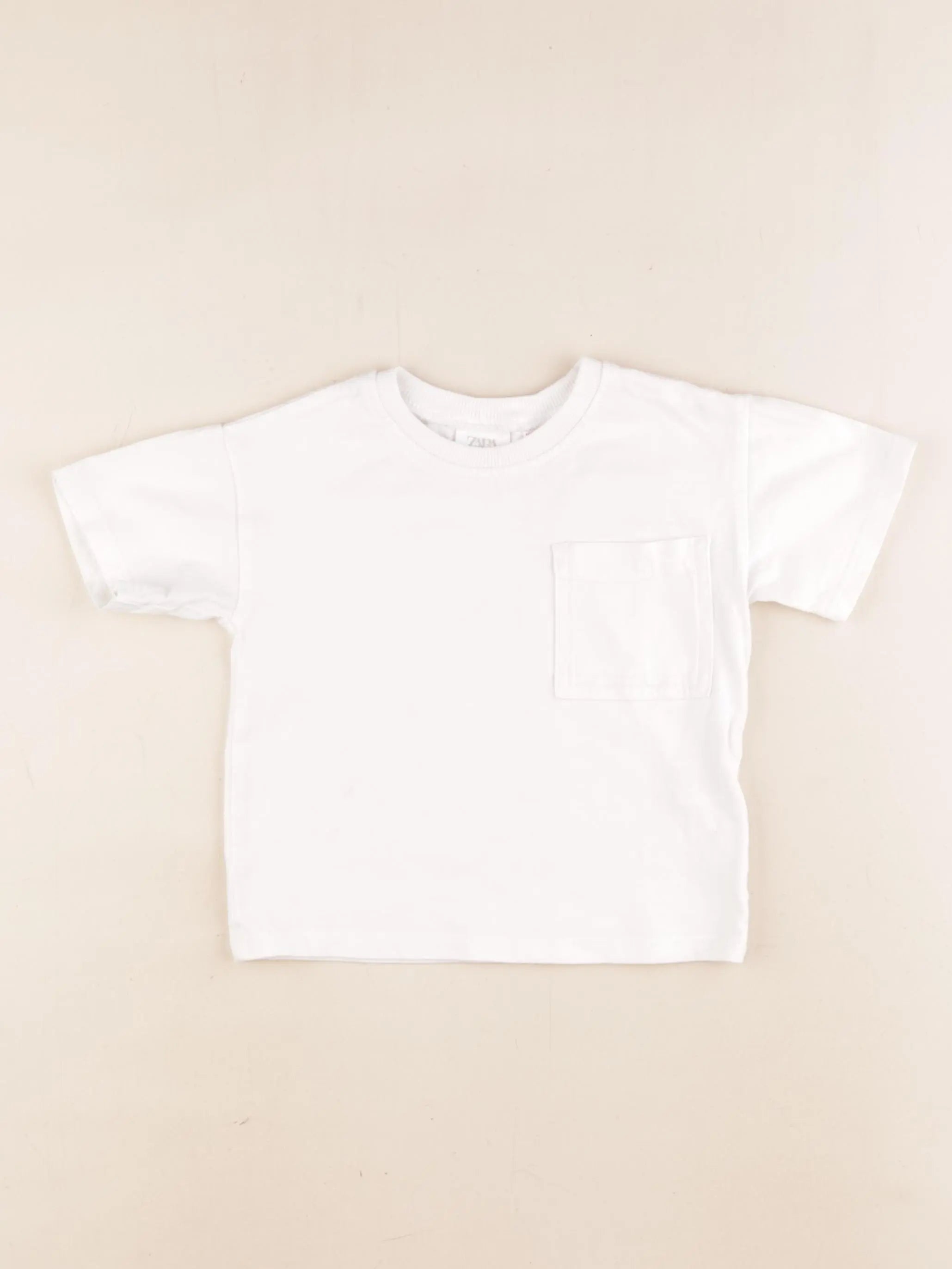 Zara - tee-shirt blanc - 12/18 mois