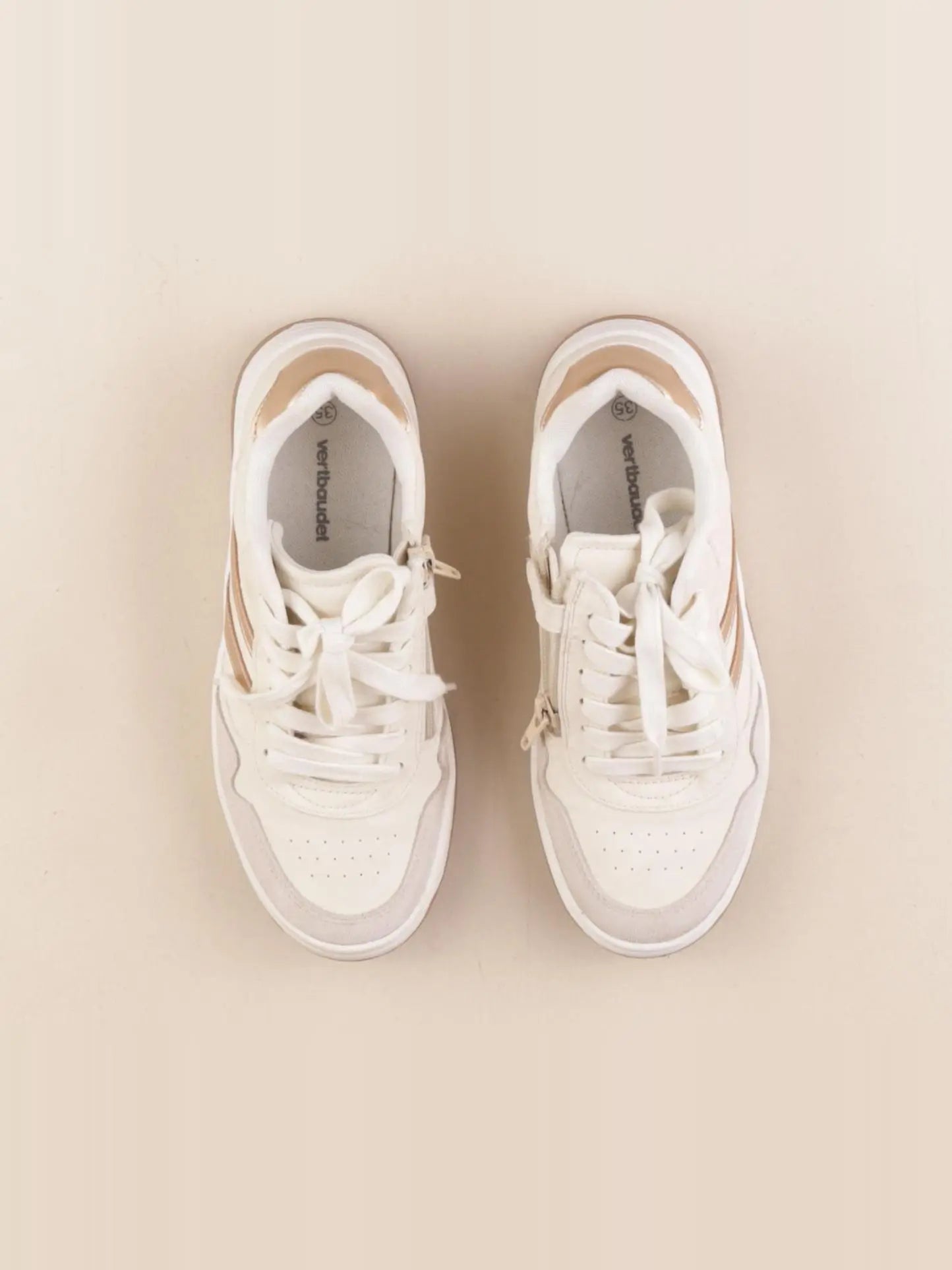 Vertbaudet - baskets blanc - pointure 35