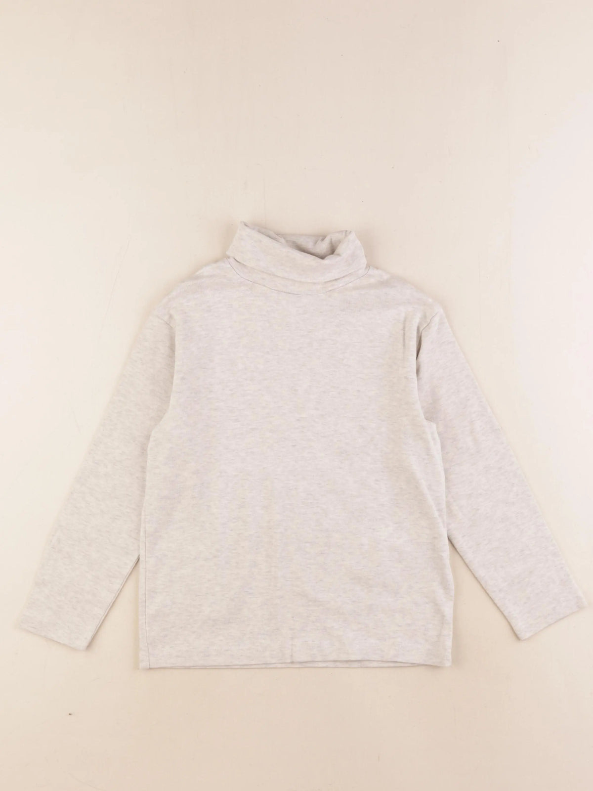 Vertbaudet - sous-pull beige - 8 ans