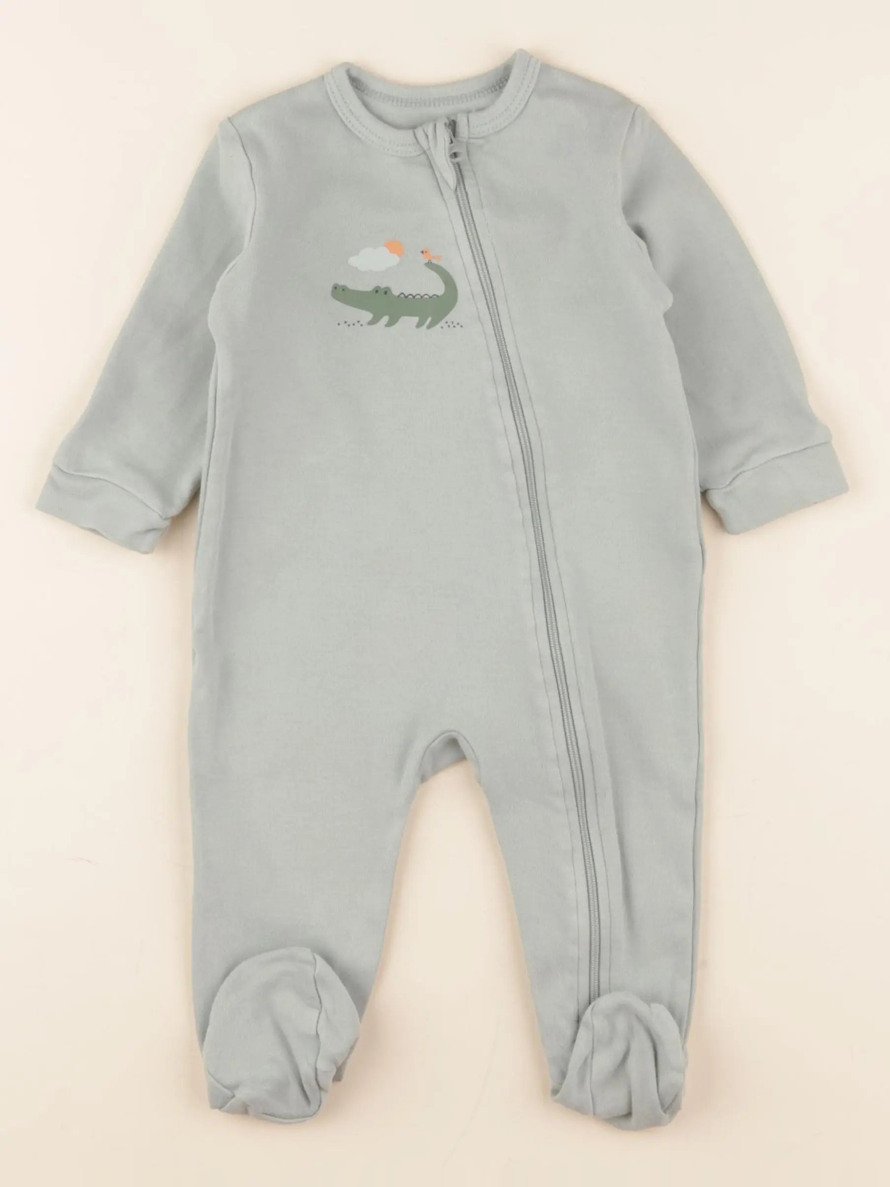 La Redoute - pyjama coton vert - 9 mois