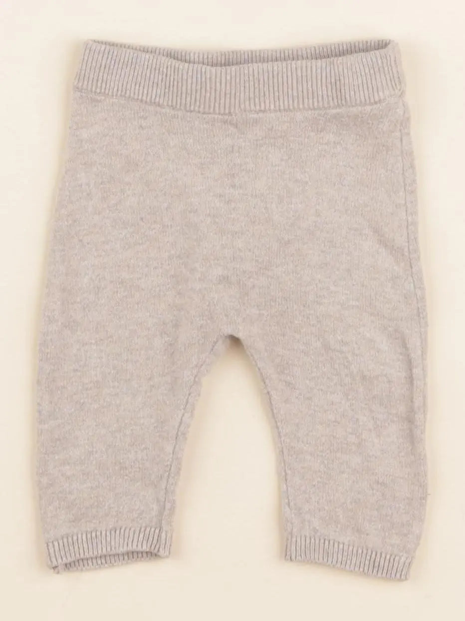 H&M - legging beige - 0/1 mois