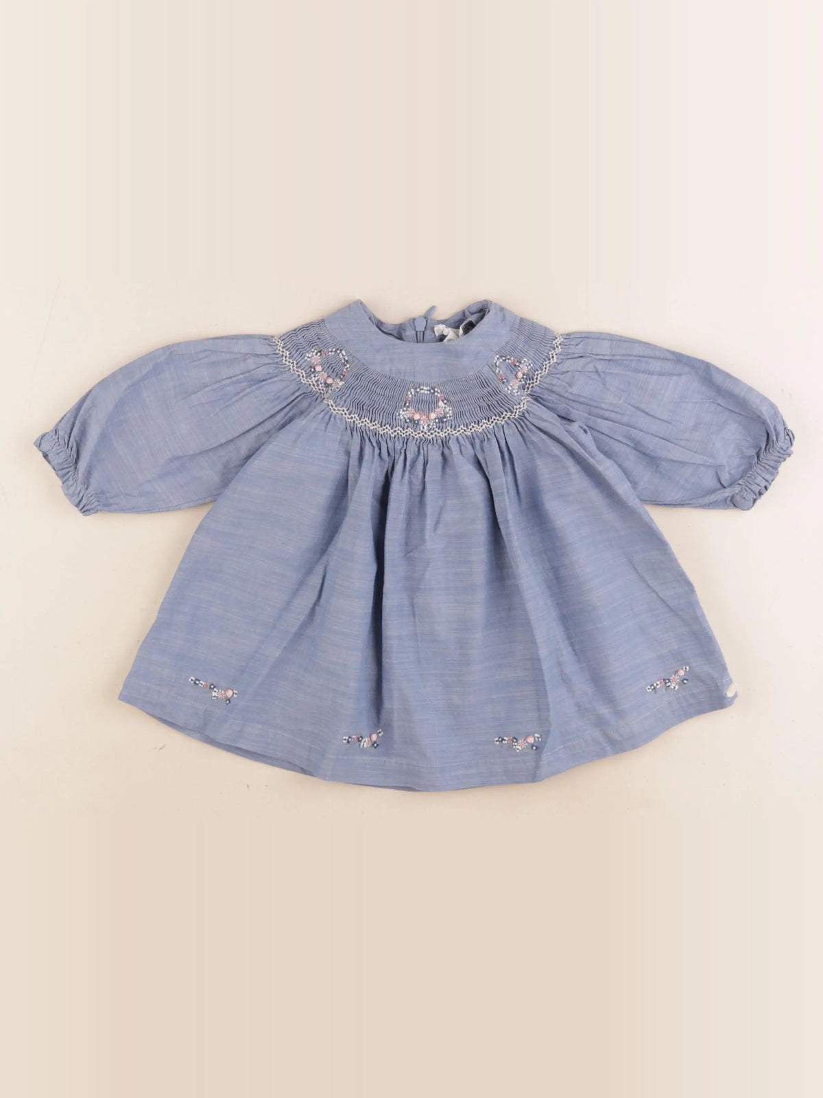 Tartine & Chocolat - robe bleu - 6 mois