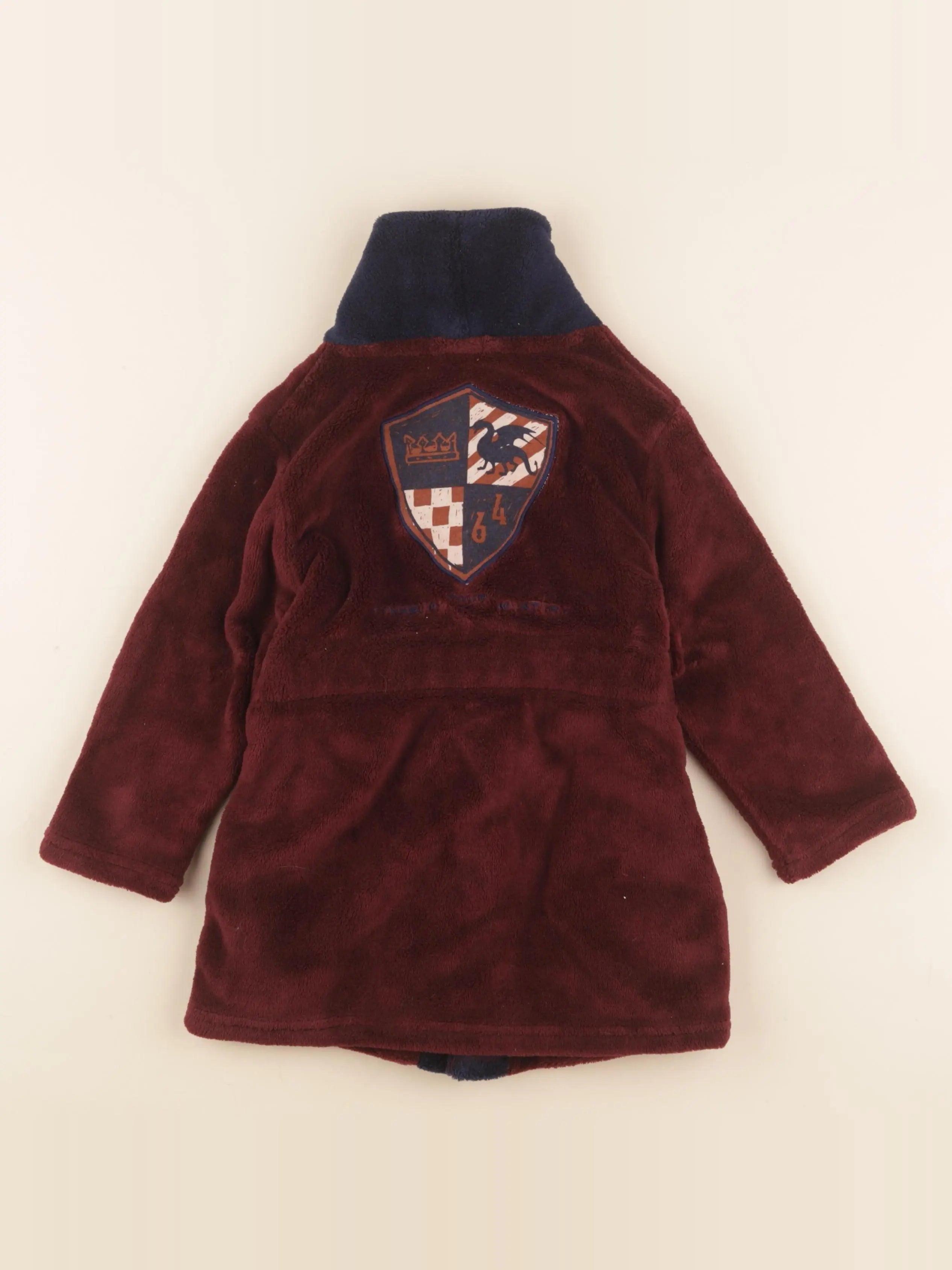 Vertbaudet - robe de chambre rouge - 3 ans