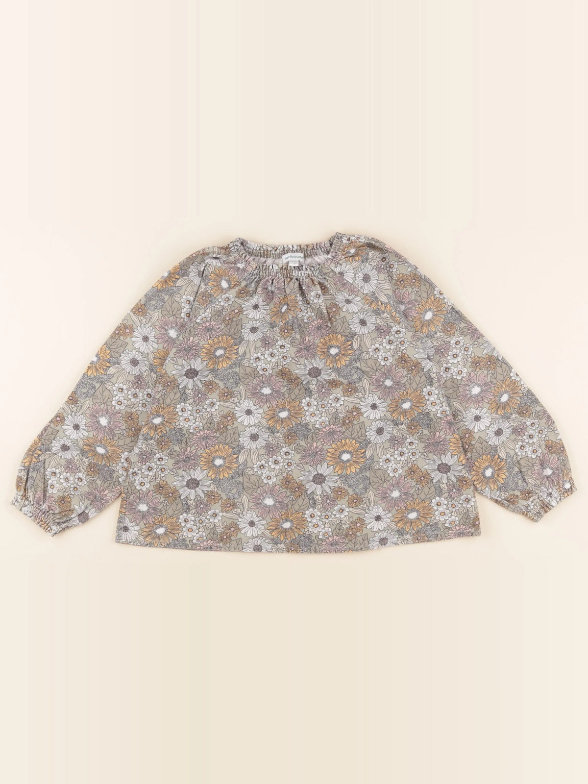 Vertbaudet - blouse vert - 7 ans