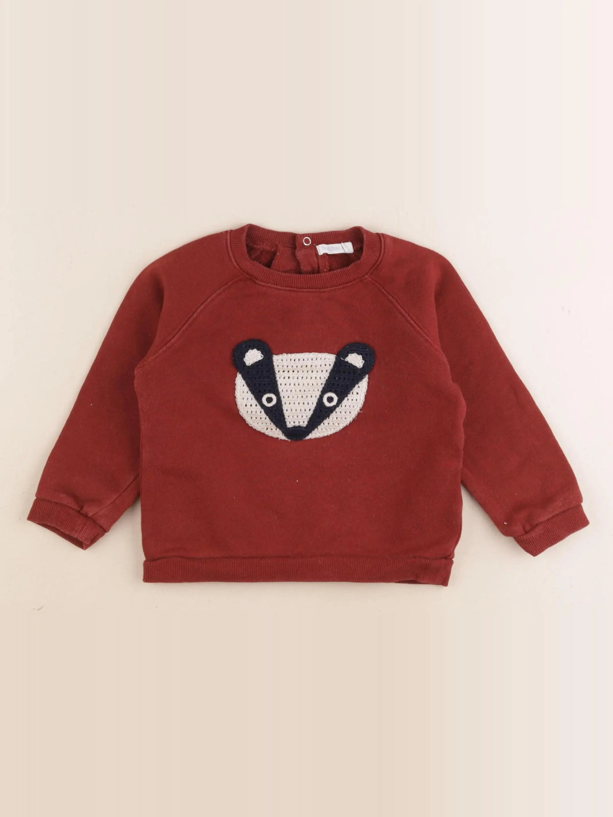 Boutchou - sweat rouge - 18 mois