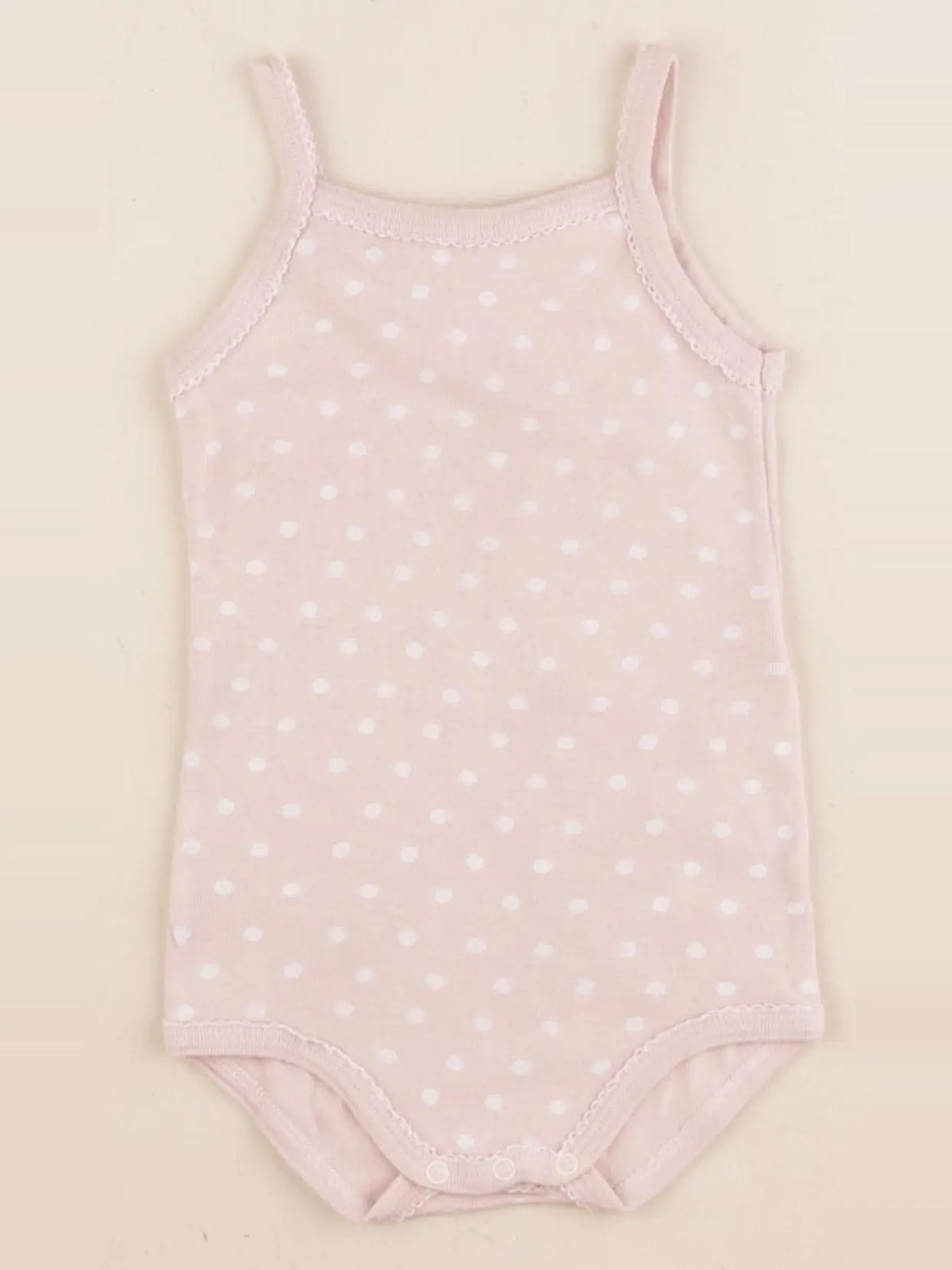 Petit Bateau - body rose - 12 mois