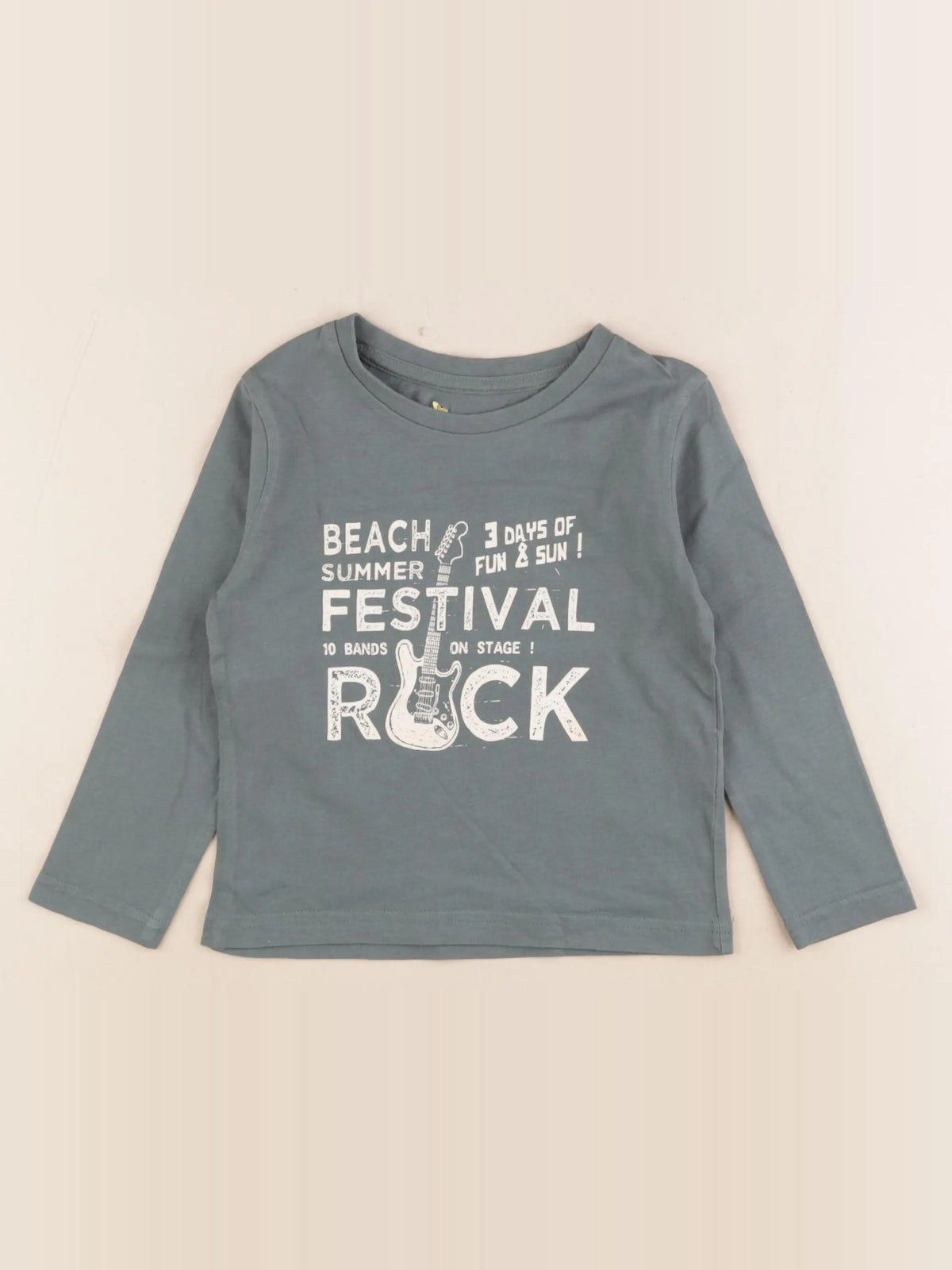 Vertbaudet - tee-shirt vert - 3 ans