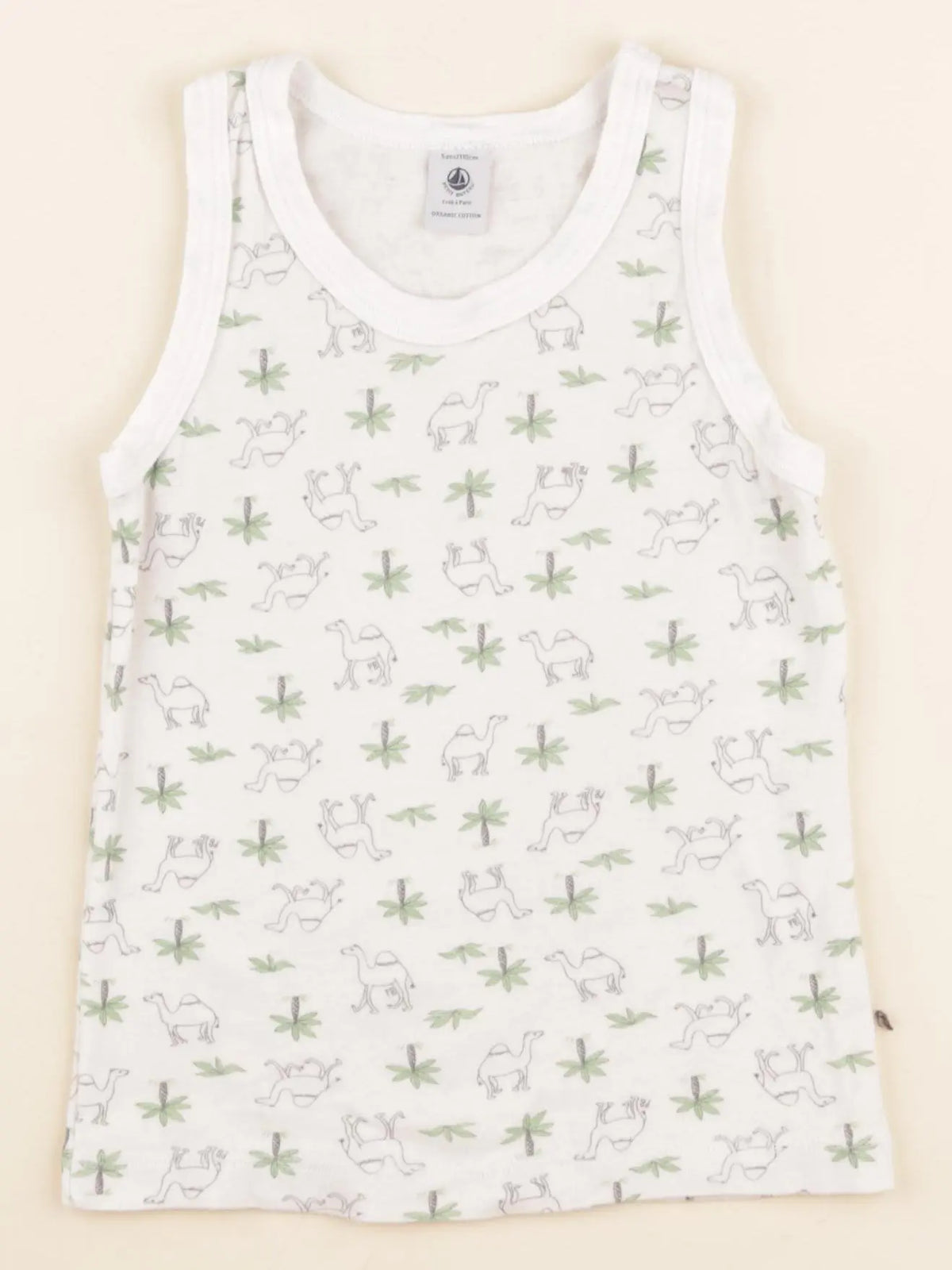 Petit Bateau - maillot de corps blanc - 5 ans