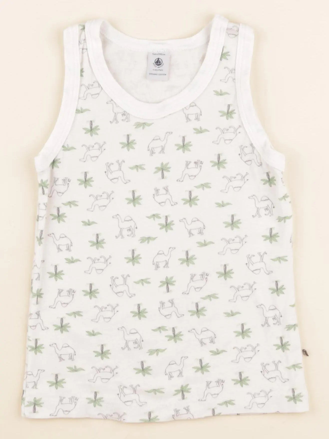 Petit Bateau - maillot de corps blanc - 5 ans