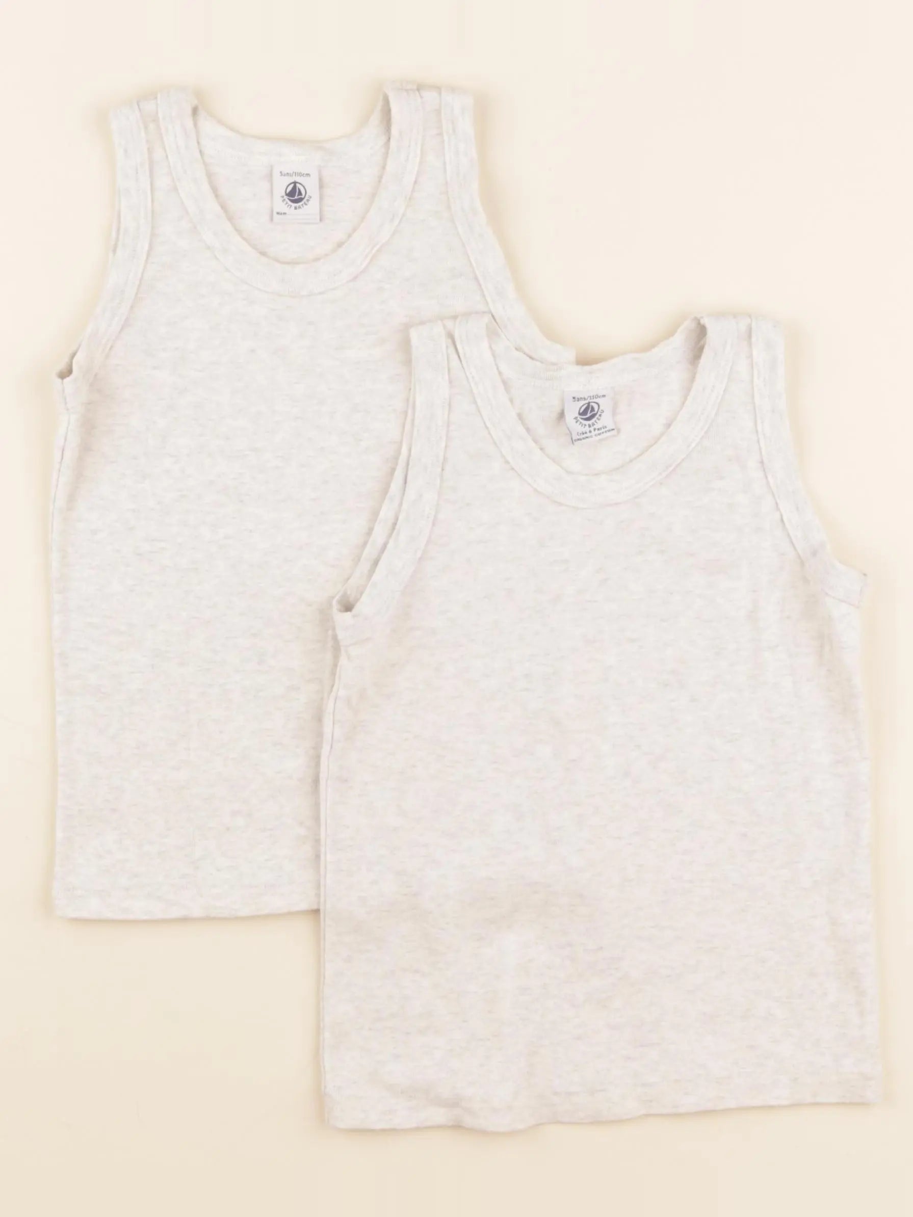 Petit Bateau - maillot de corps beige - 5 ans