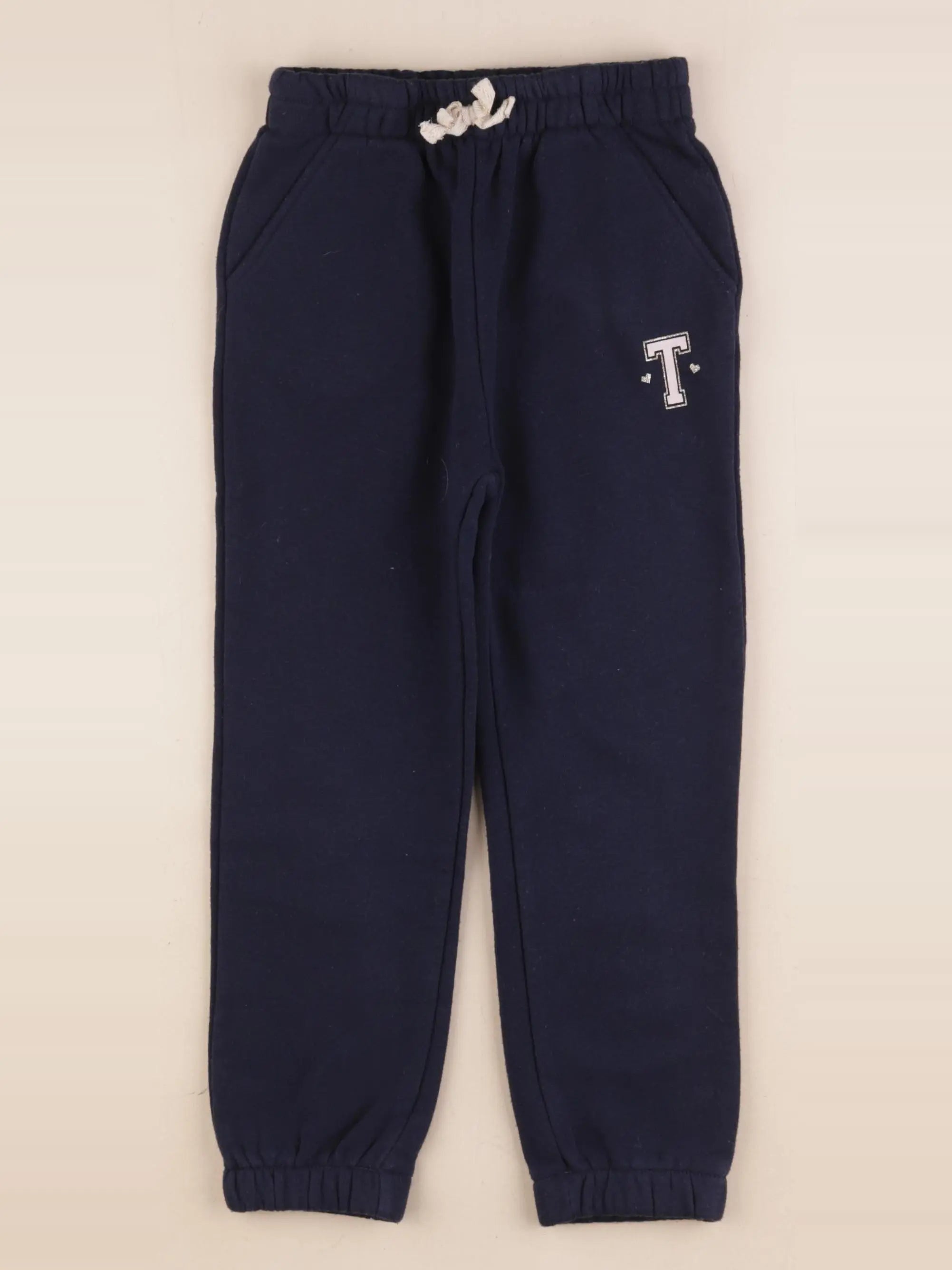 Vertbaudet - jogging doublé bleu - 5 ans