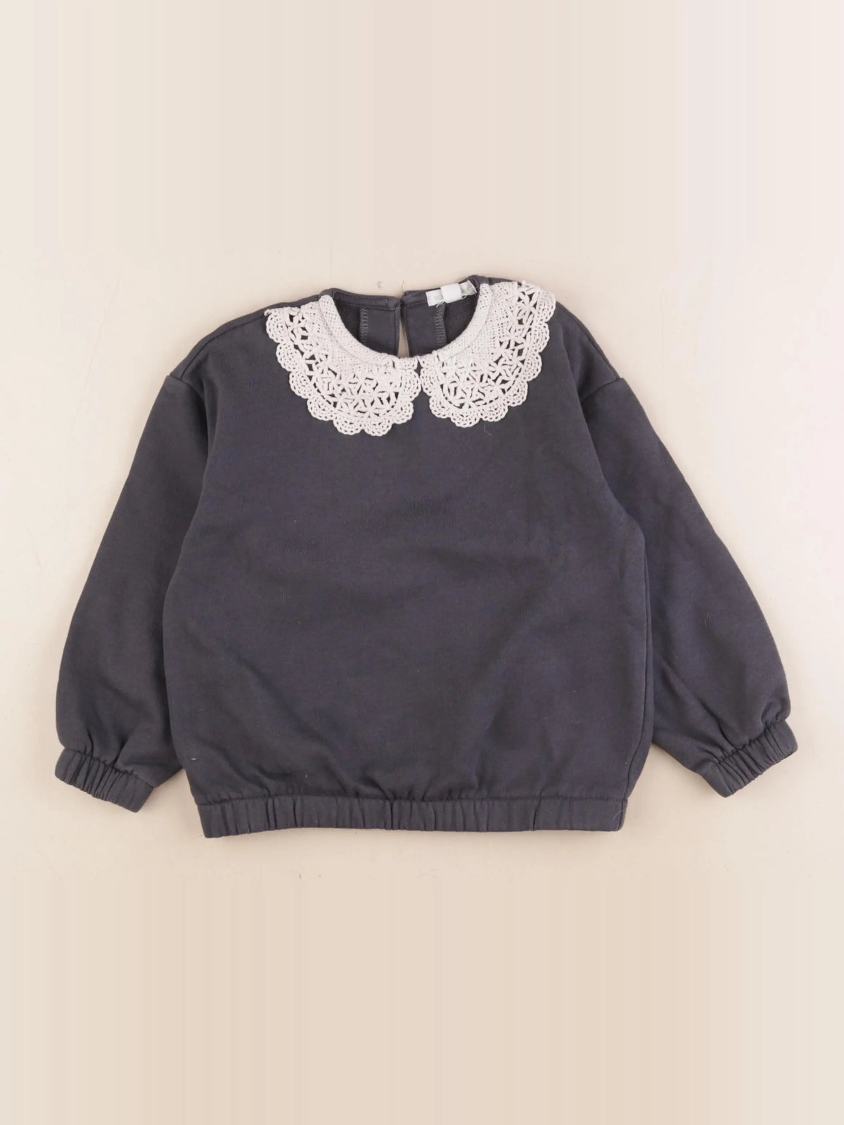 Vertbaudet - sweat gris - 6 ans