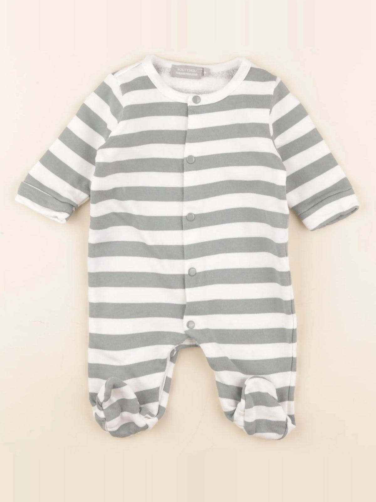 Boutchou - pyjama coton vert - 3 mois