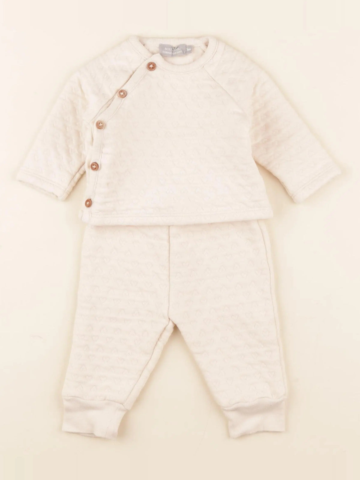 Boutchou - ensemble beige - 3 mois