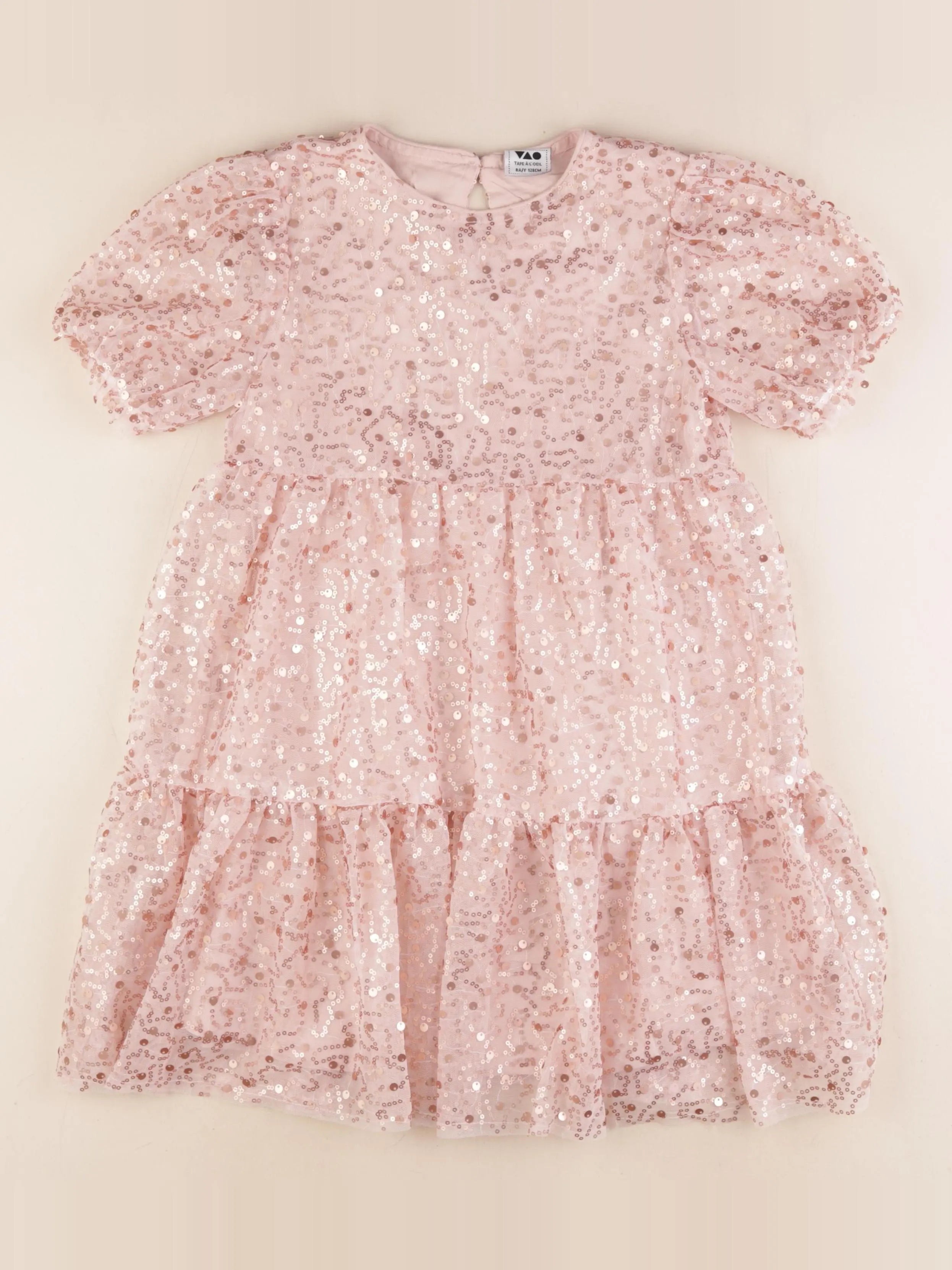 Tape à l'oeil - robe rose - 8 ans